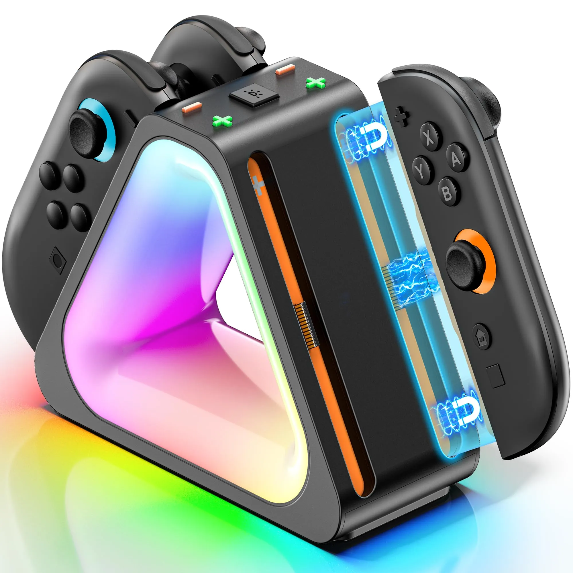 Dock di Ricarica Magnetica per Nintendo Switch 2 Joy-Con