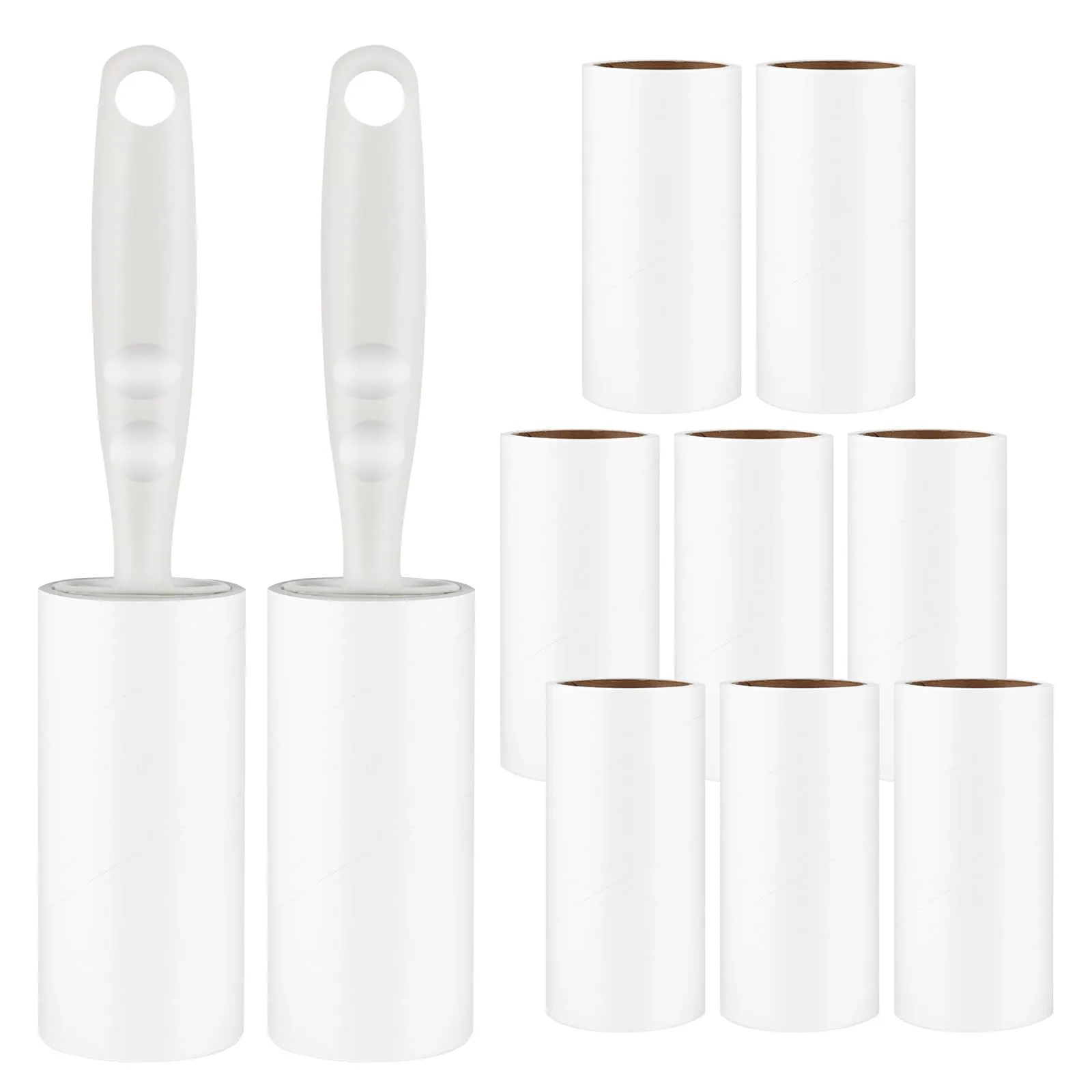 Rullo Togli Peli Animali Extra Appiccicoso - 10 Rotoli + 2 Dispenser