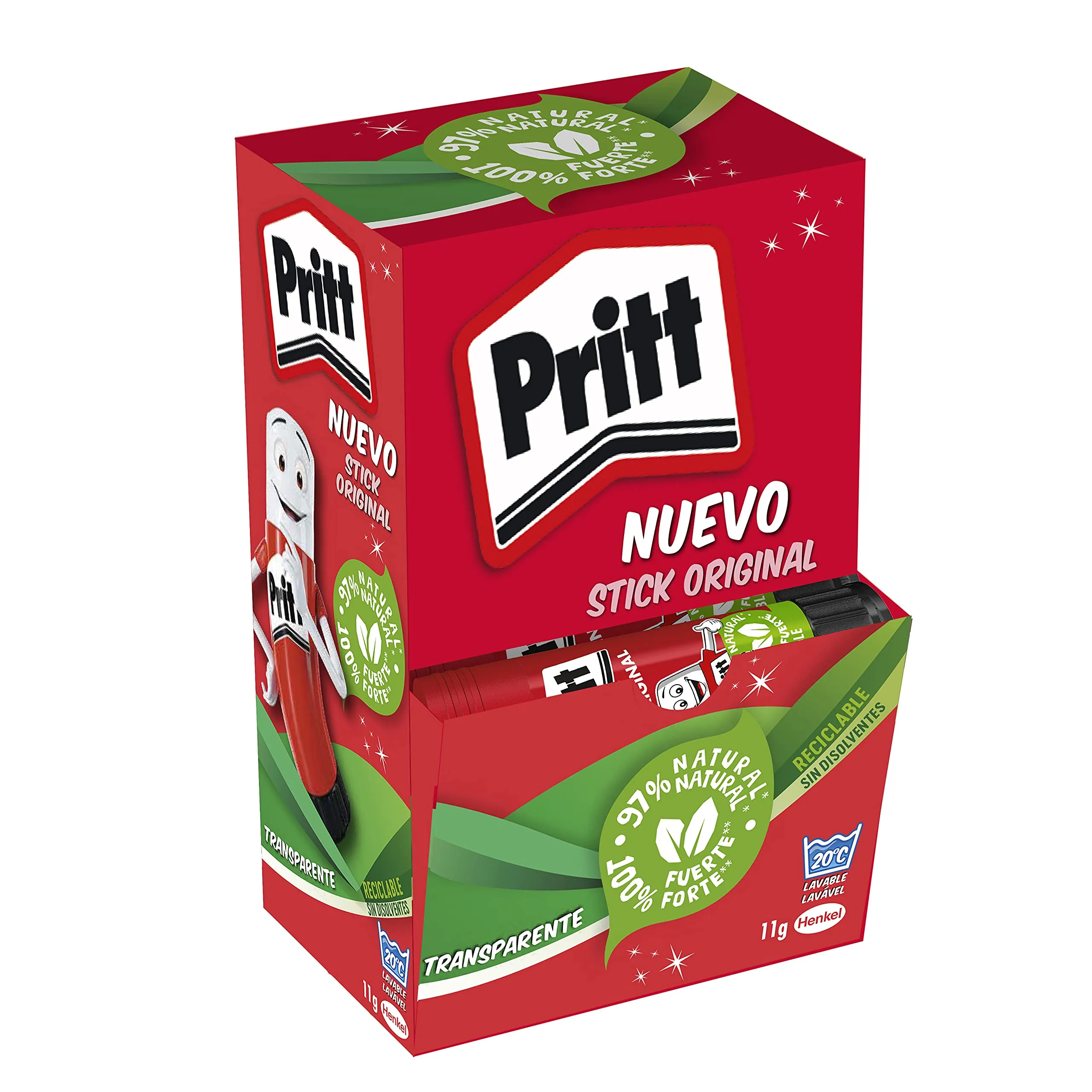 Pritt Colla Stick 11g - L'originale per un incollaggio facile e pulito