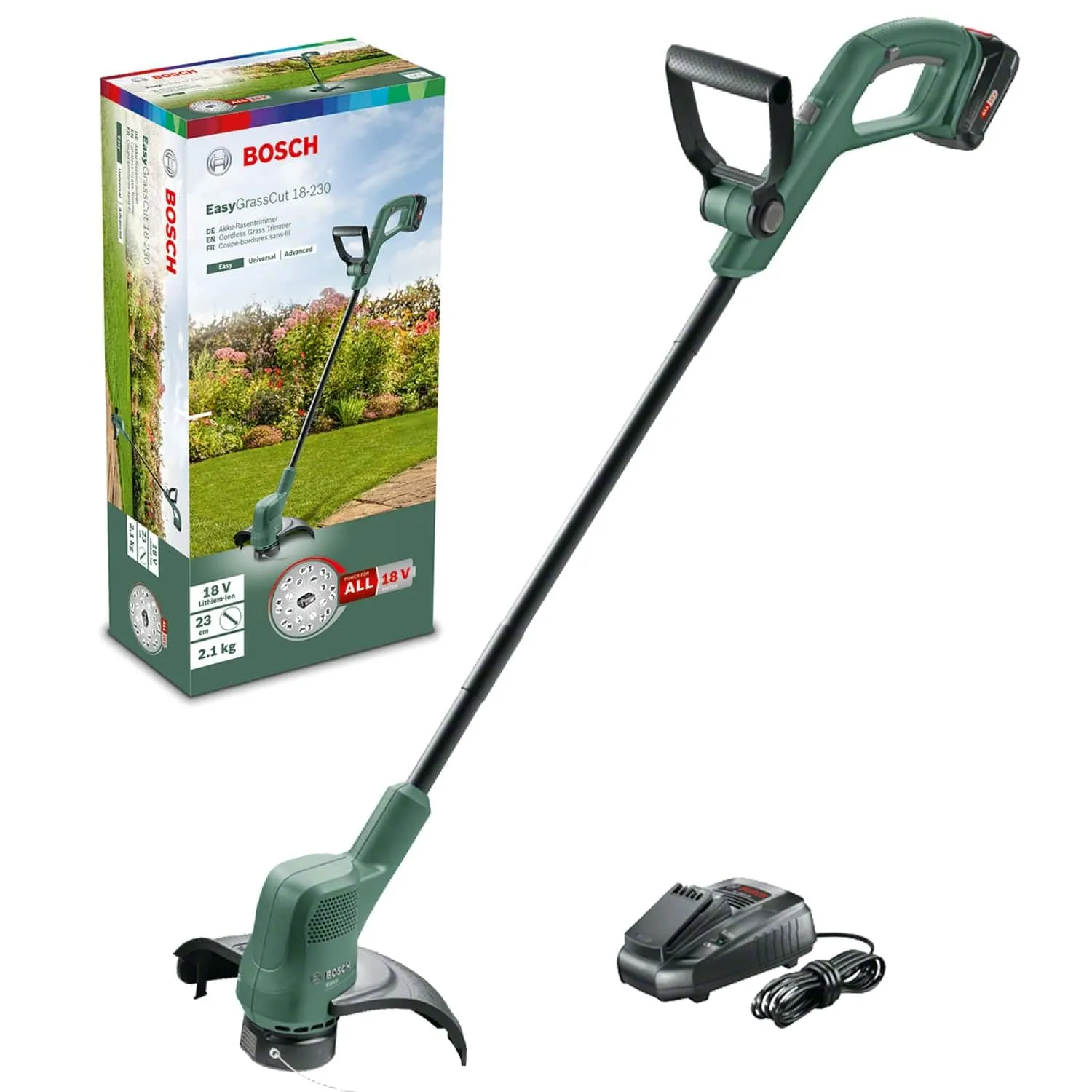 Bosch EasyGrassCut 18V-230 Tagliabordi a Batteria