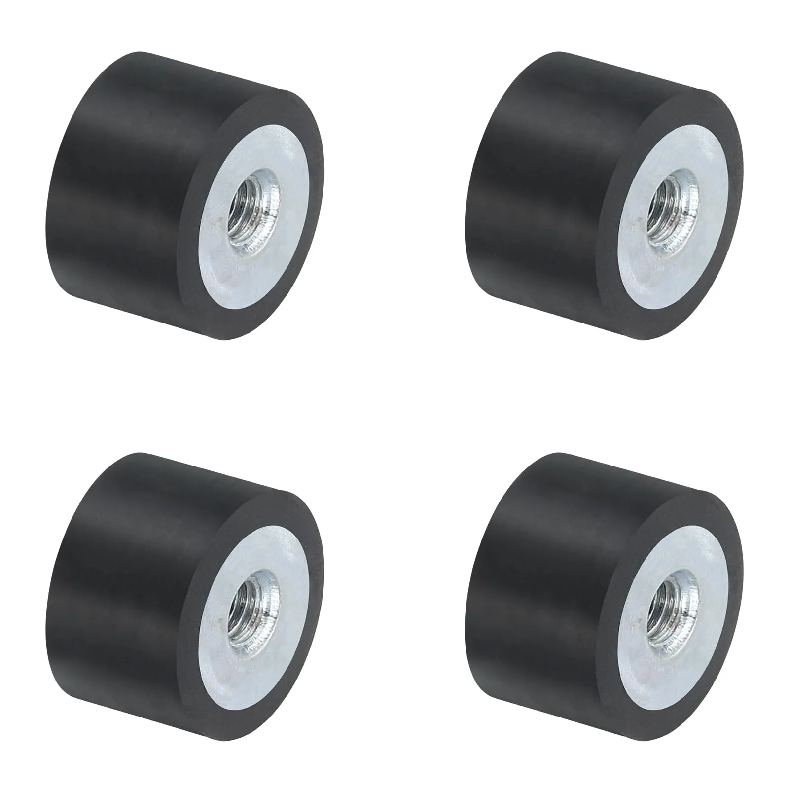 QUARKZMAN 4 Pezzi Ammortizzatori in Gomma M4 - Supporti Antivibrazione 15x10mm