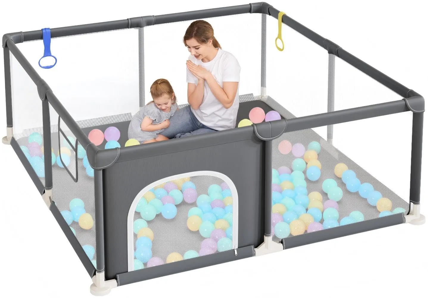 Dripex Box Bambini 124x124 cm - Recinto Neonato Sicuro e Confortevole