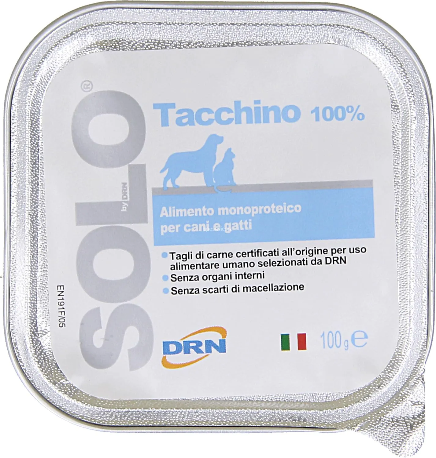 DRN Solo Tacchino 100g - Confezione da 32