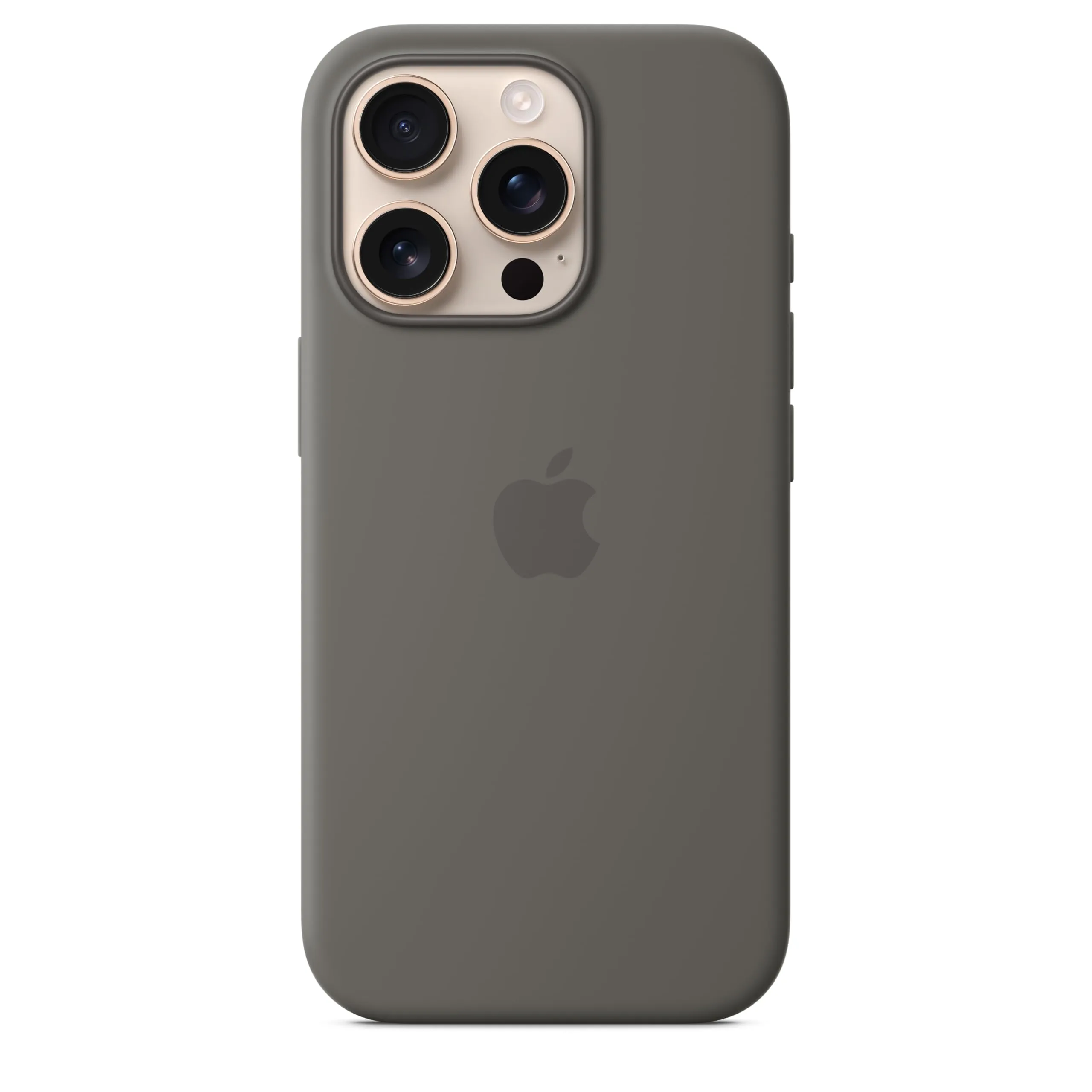 Apple Custodia MagSafe in Silicone per iPhone 16 Pro - Grigio Pietra