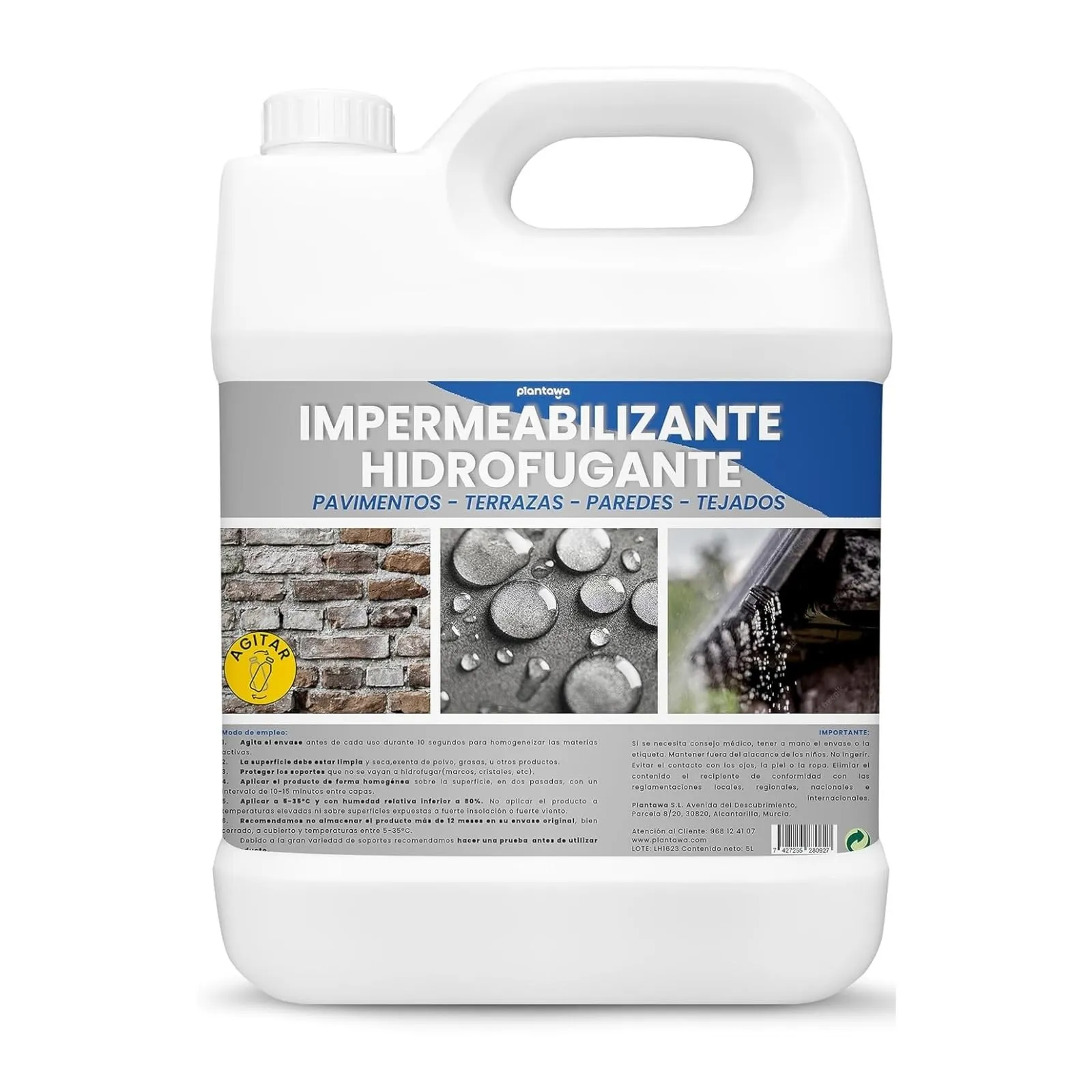 PLANTAWA Impermeabilizzante Trasparente 5L