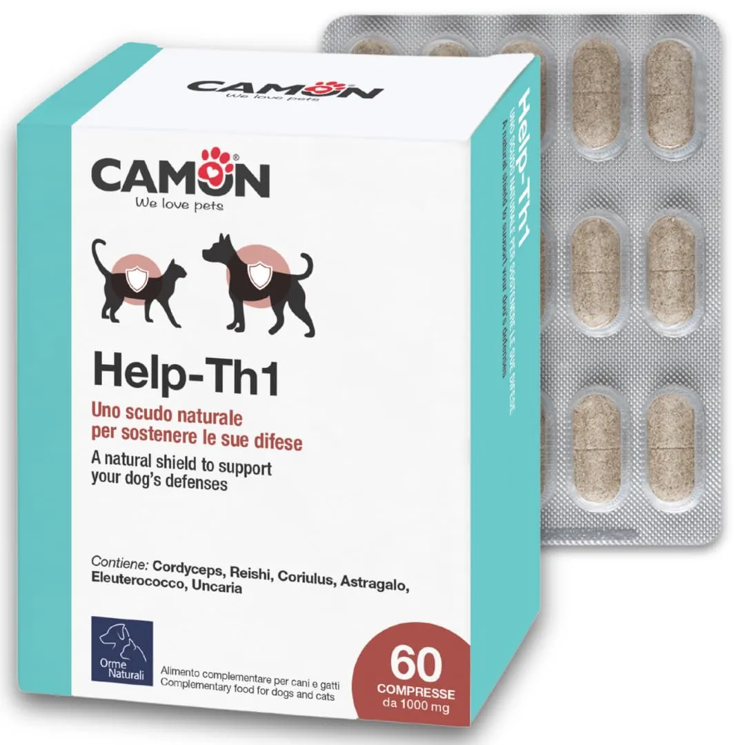 CAMON Help-TH1 - Supporto Immunitario per Cani e Gatti - 60 Compresse