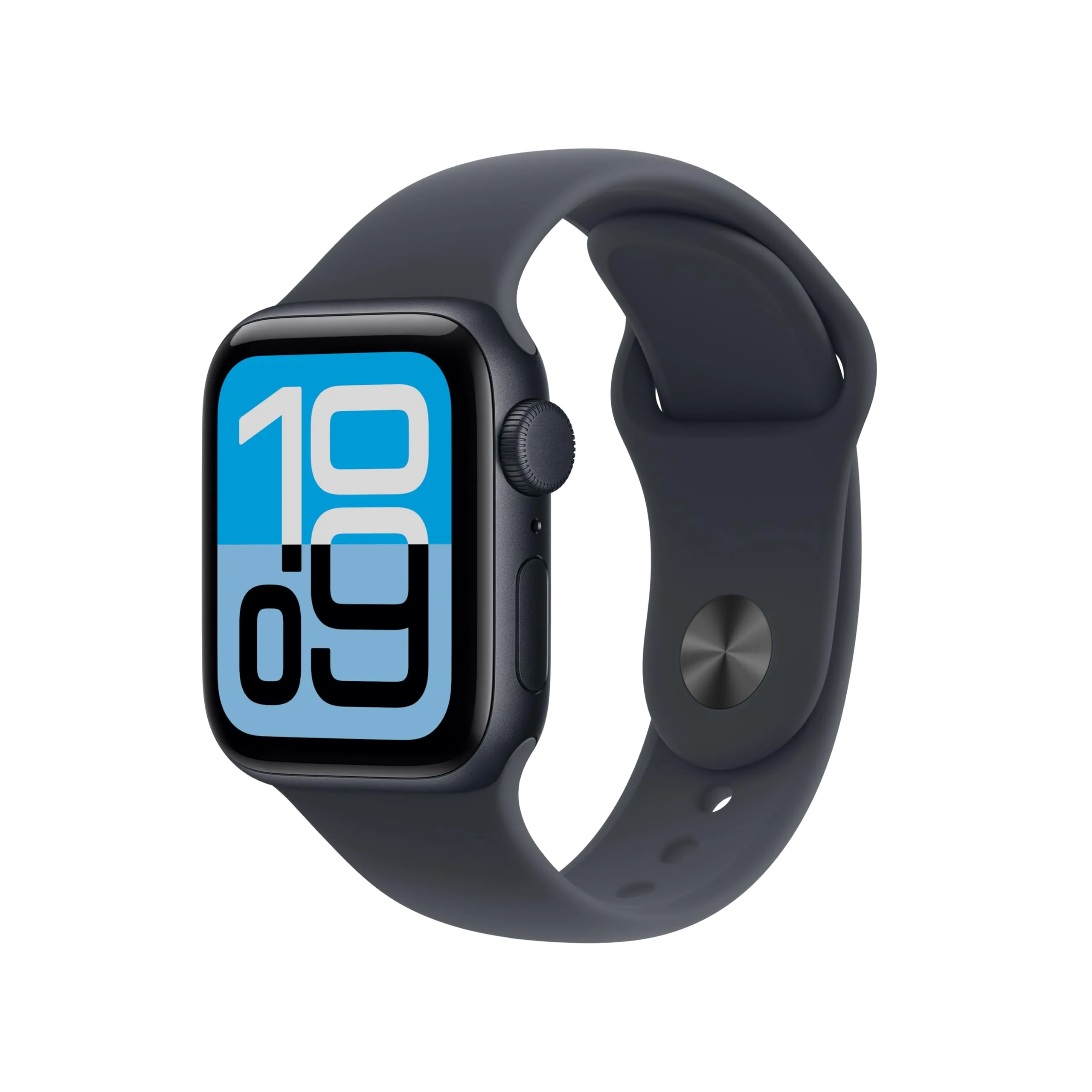 Apple Watch SE 3 GPS, Cassa 40 mm in alluminio mezzanotte con Cinturino Sport mezzanotte - M/L