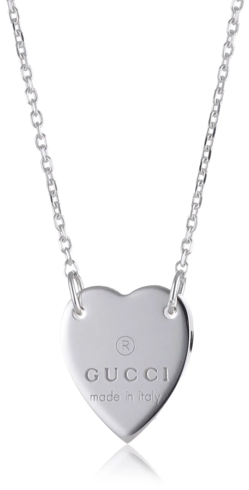 Collana Gucci Trademark Cuore in Argento