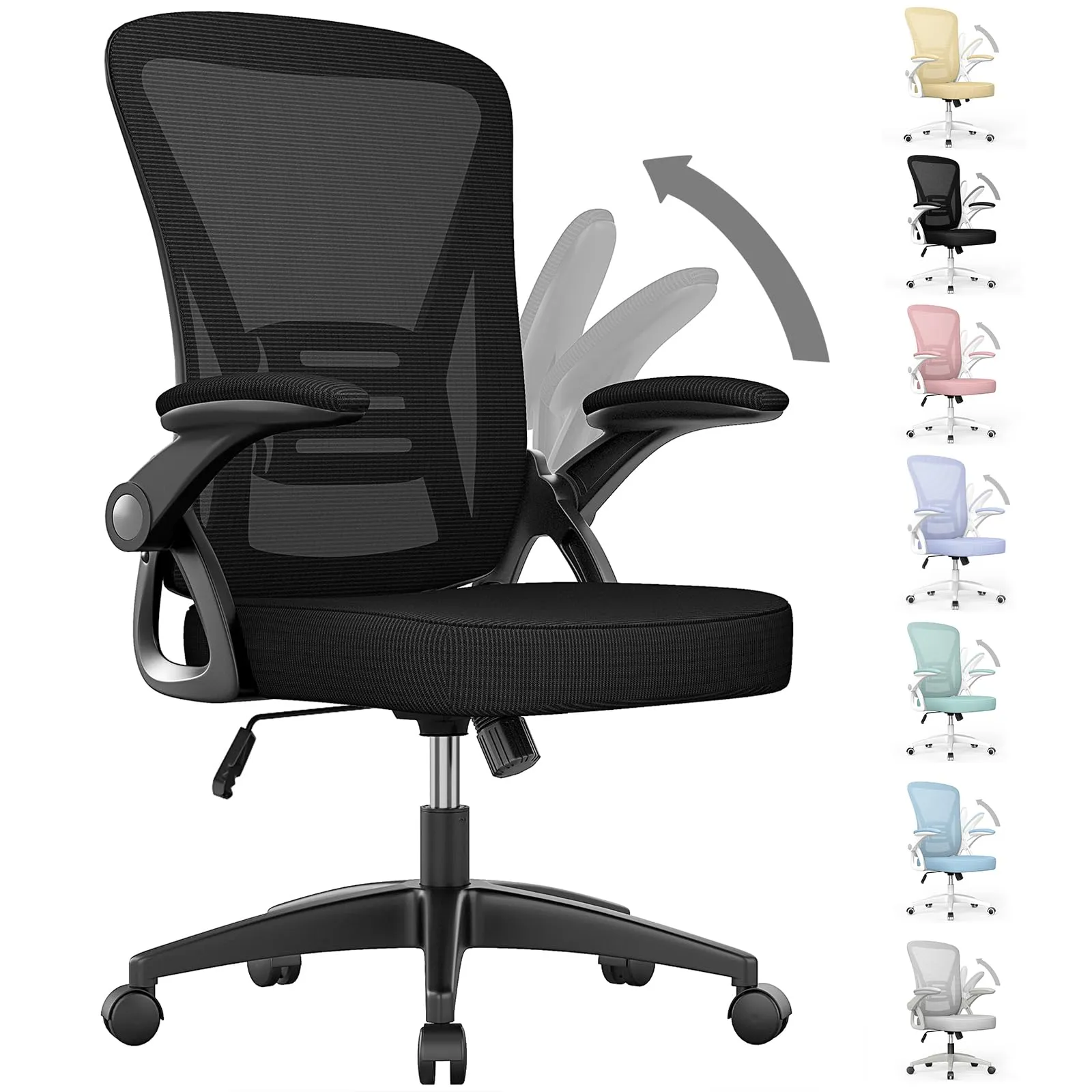 Rattantree Sedia da Ufficio Ergonomica con Supporto Lombare