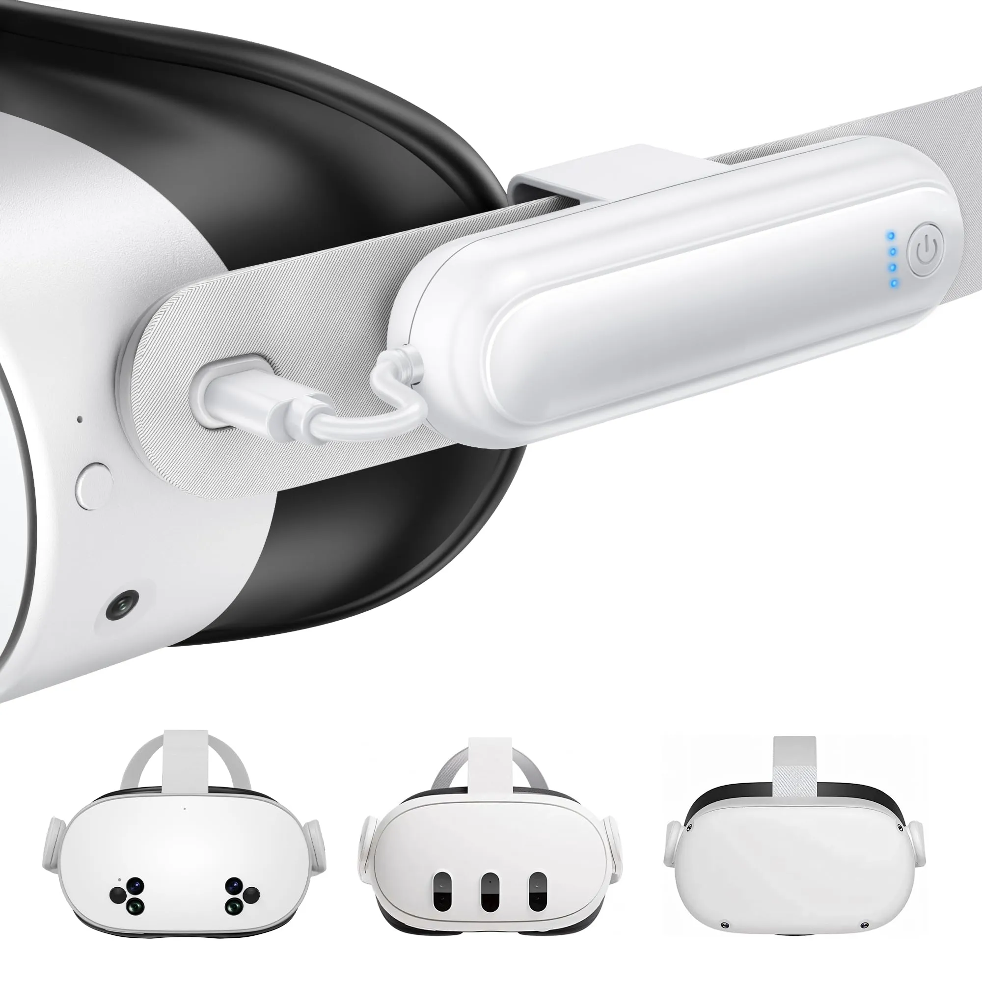 Kinwin Batteria Estesa per Meta Quest 3S/3/2