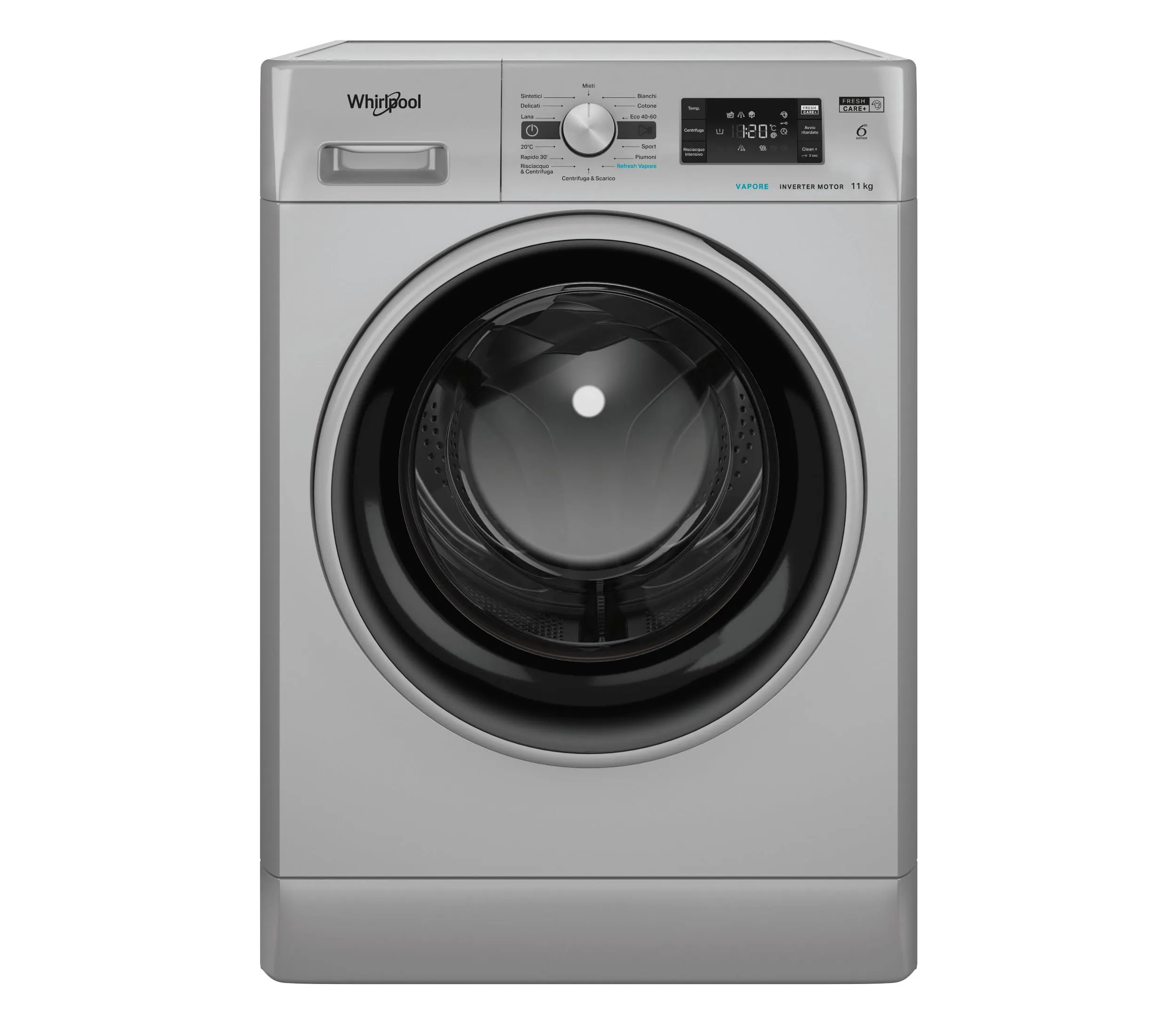 Whirlpool FFB 116 SILVER IT - Lavatrice a Carica Frontale 11kg Classe A
