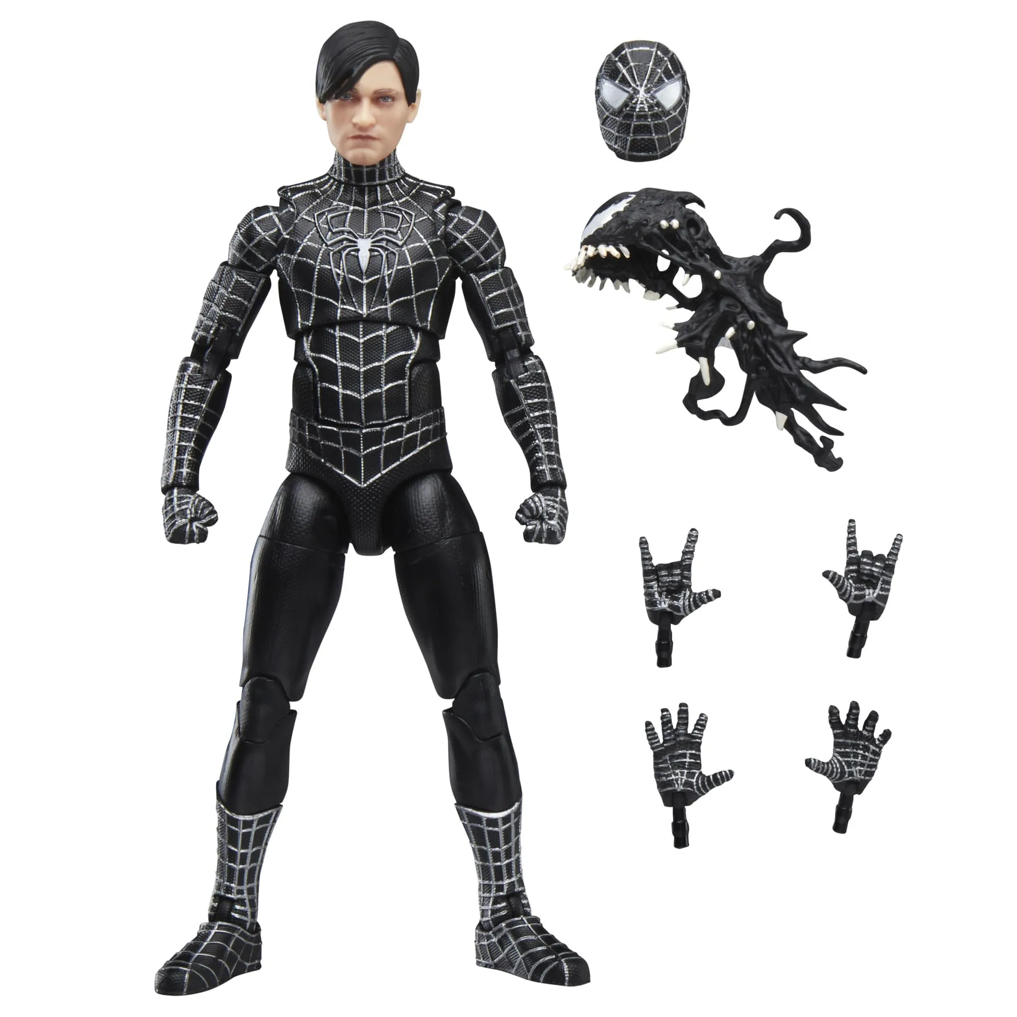 Hasbro Marvel Legends Series Spider-Man Black Suit - Action Figure da 15 cm