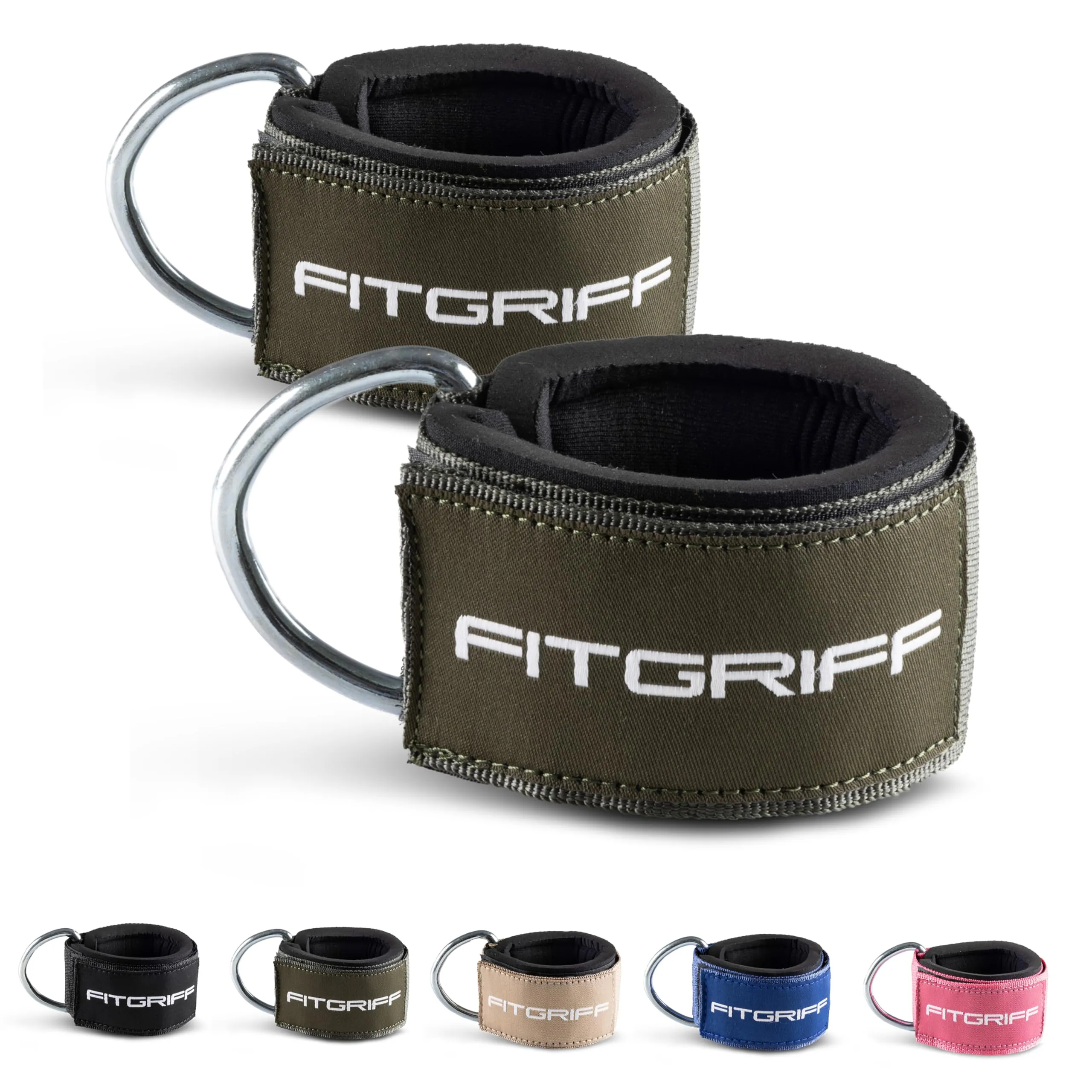 Fitgriff® Cavigliere Cavi Palestra V2 (2 Pezzi)