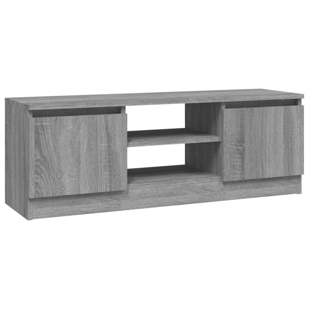 vidaXL Mobile Porta TV Grigio Sonoma 102 cm
