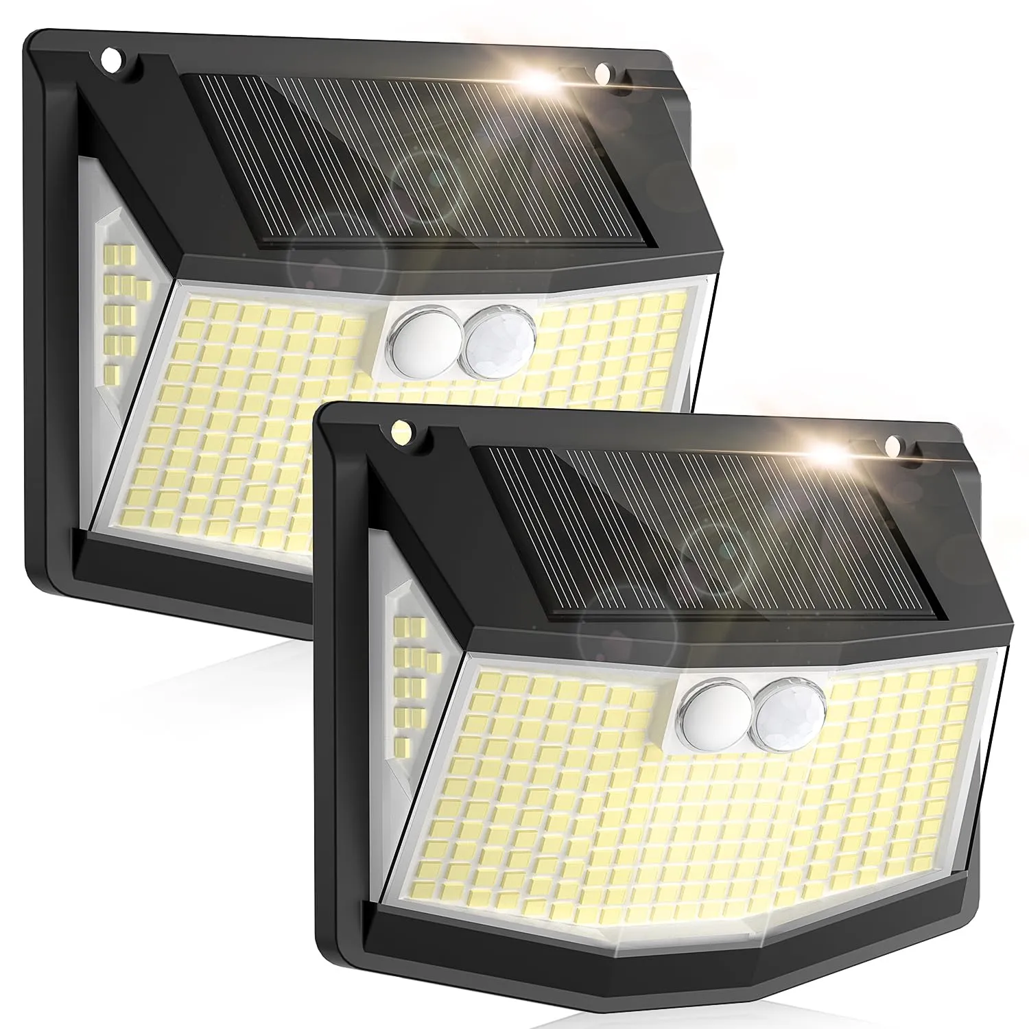 Lampada Solare da Esterno CZHHMART con Sensore di Movimento - 248 LED