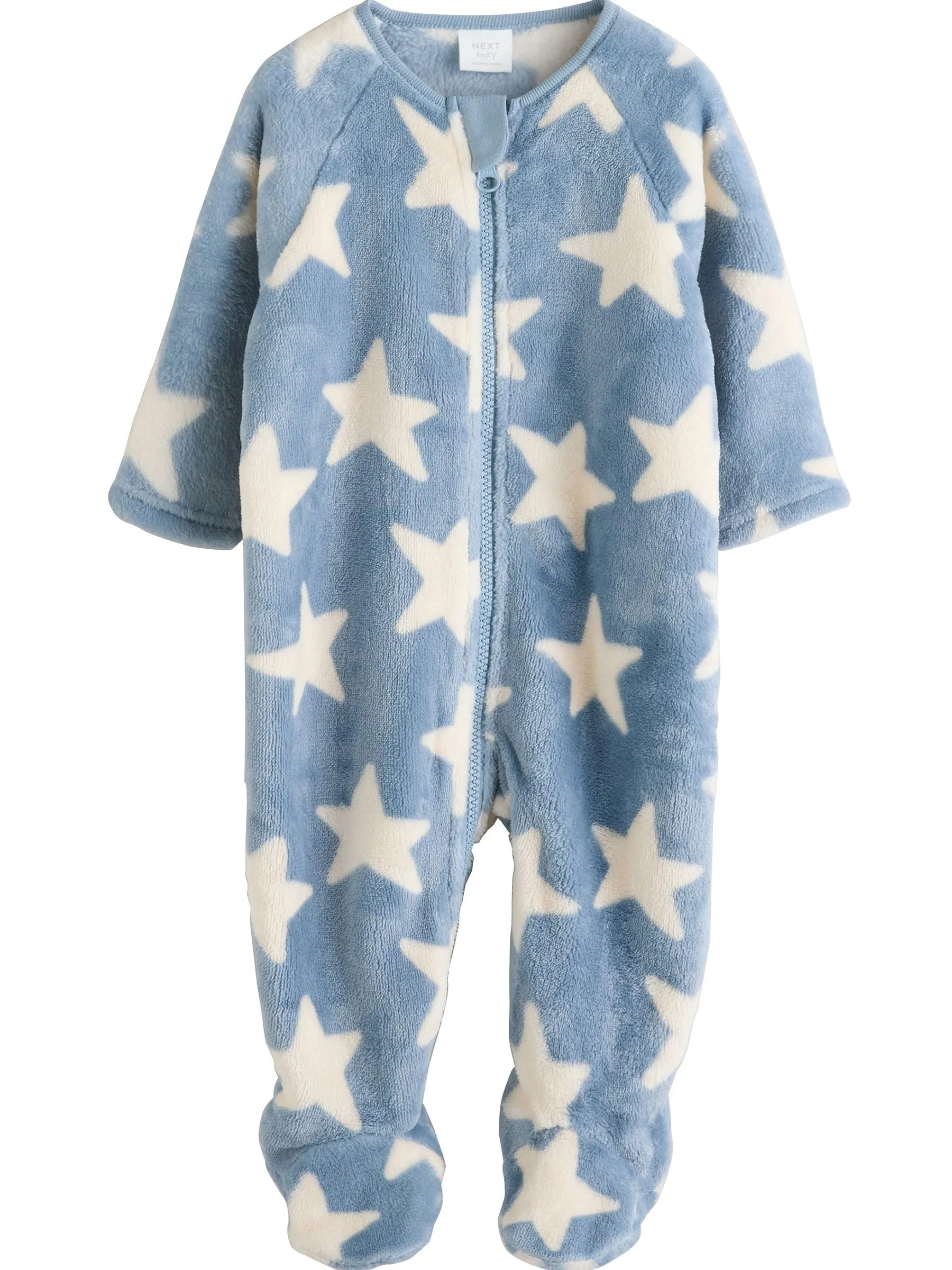 NEXT Tutina in Pile Blue Star Bambino 18-24 Mesi