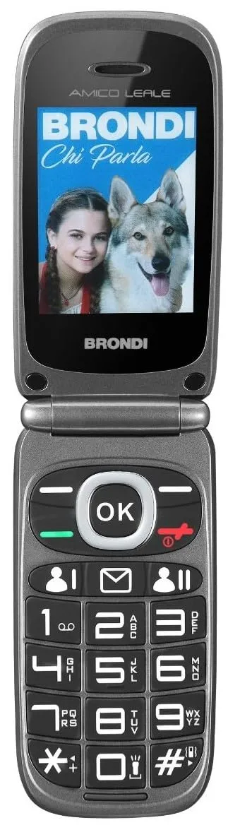 Brondi Amico Leale: Telefono Cellulare per Anziani con Dual SIM