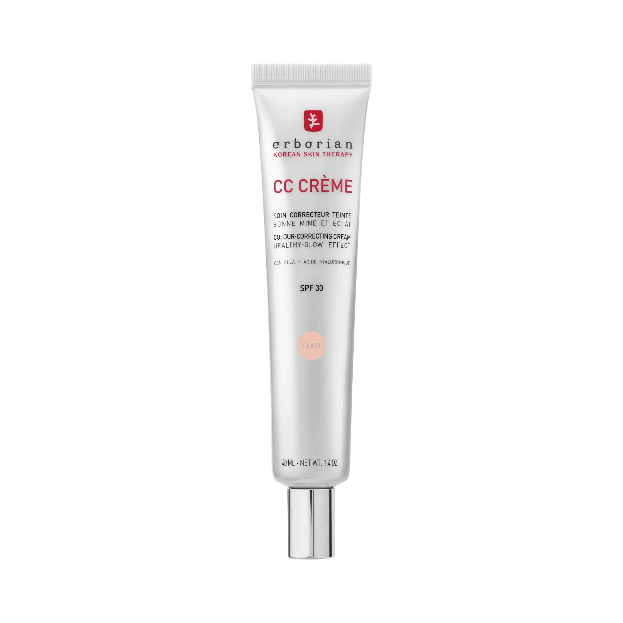 Erborian CC Crème Clair 40ml - Crema Viso Illuminante con Centella Asiatica SPF 30