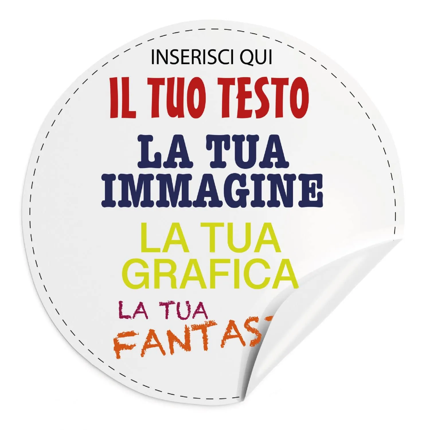 Adesivi Personalizzati 100% Made in Italy - Crea le tue etichette uniche con logo, foto e testo