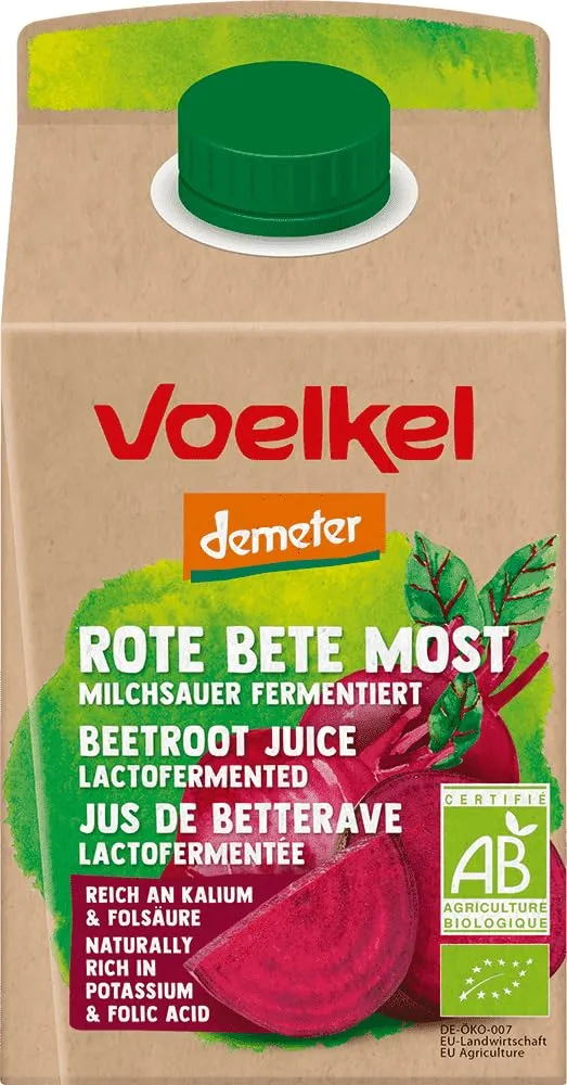 Voelkel Succo di Barbabietola Rossa Bio Demeter Fermentato - 2x500ml