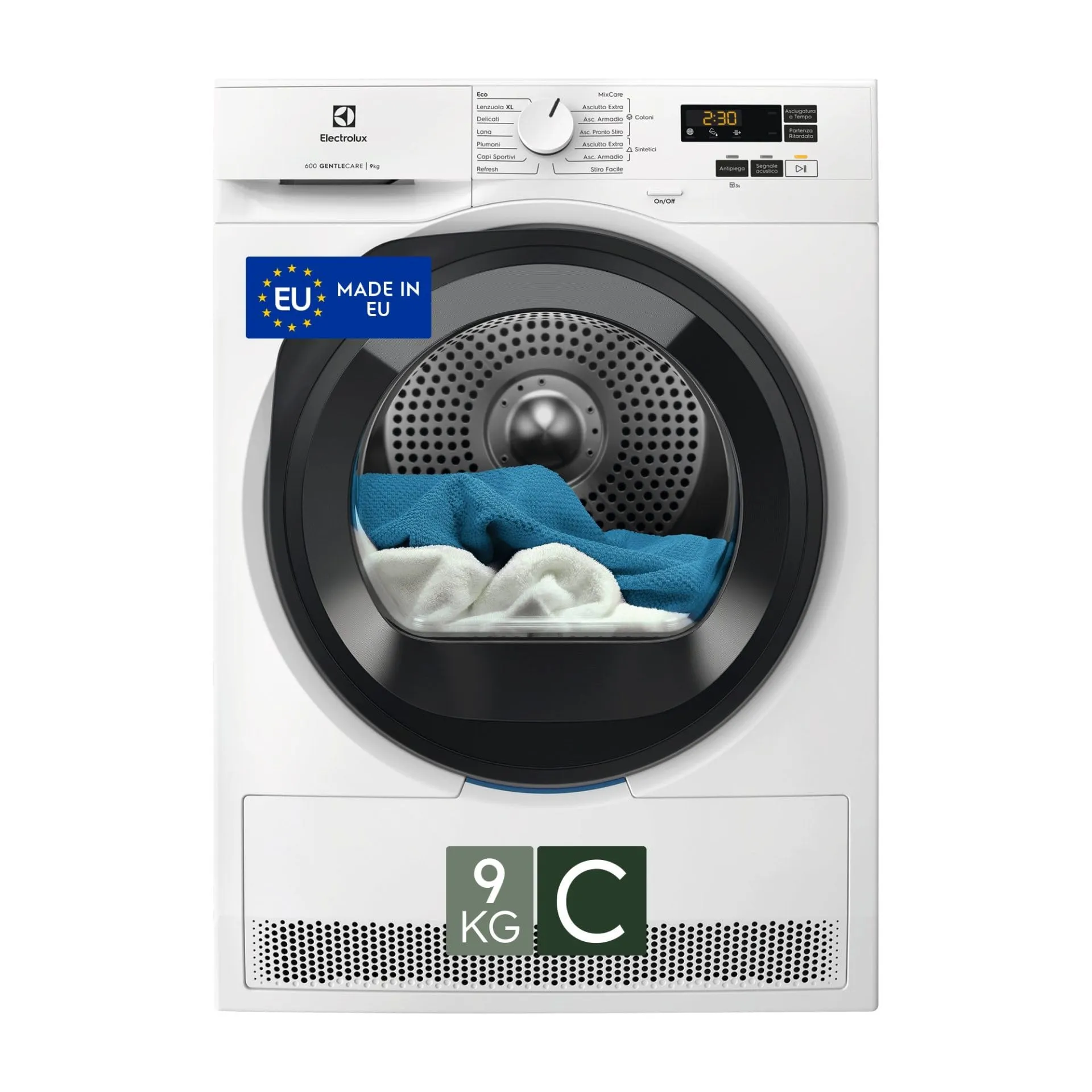 Asciugatrice Electrolux EW6HBG19G Libera Installazione 9 kg