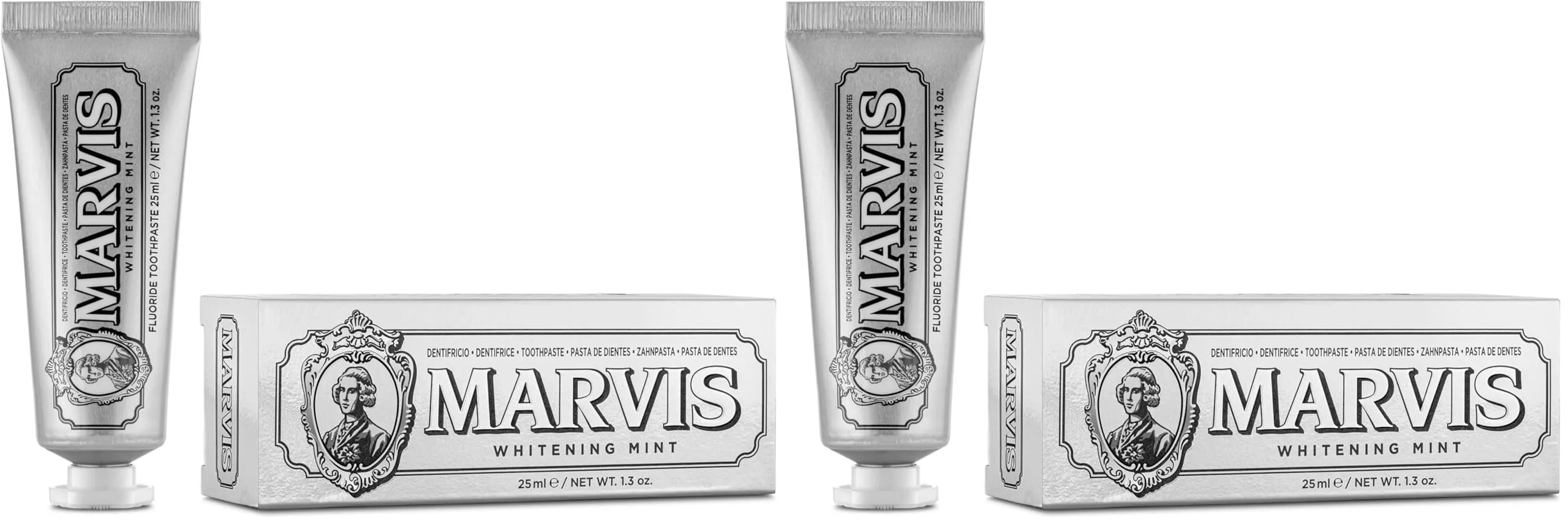 Marvis Whitening Mint Toothpaste - Set da 2 x 25ml