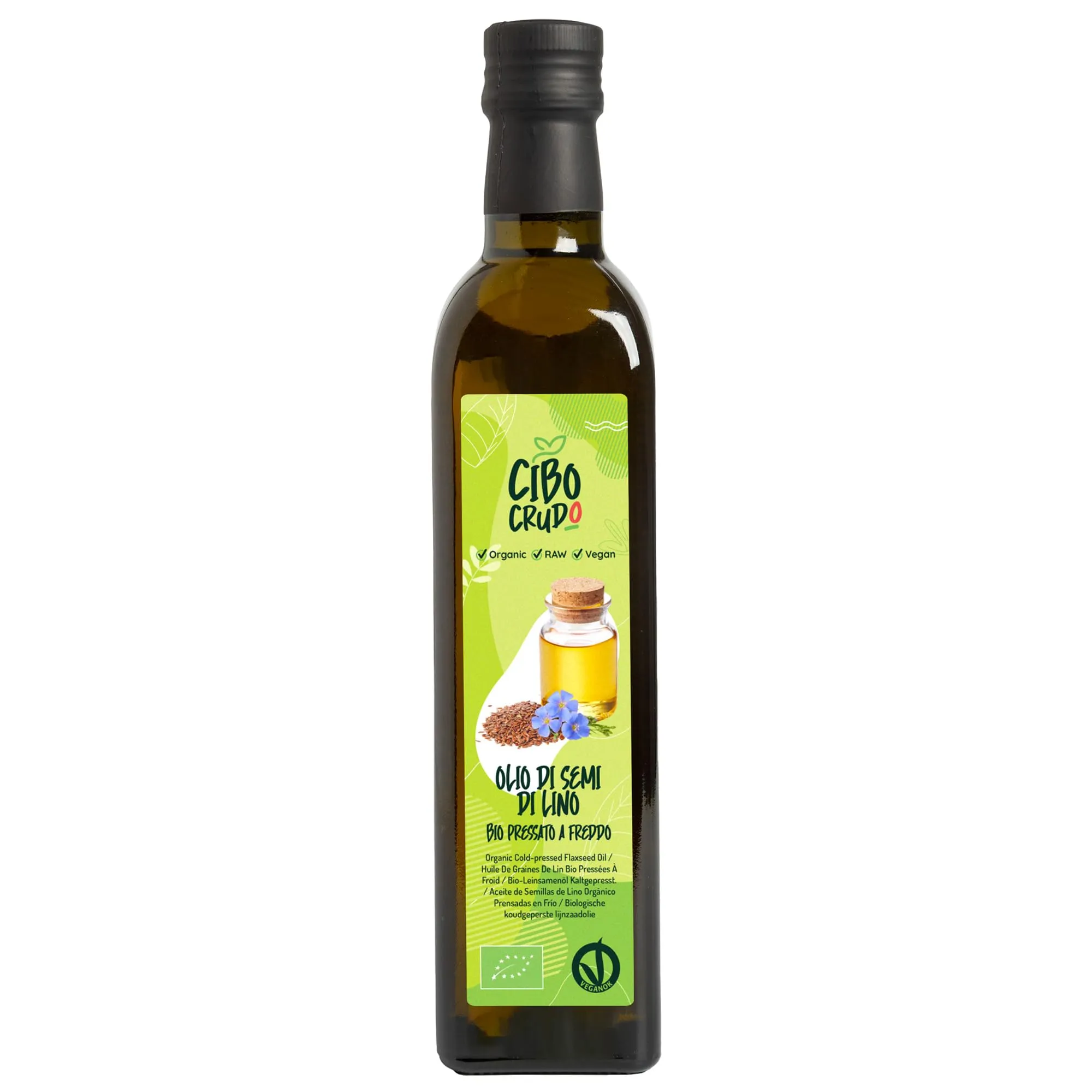 Olio di Semi di Lino Biologico - 500ml