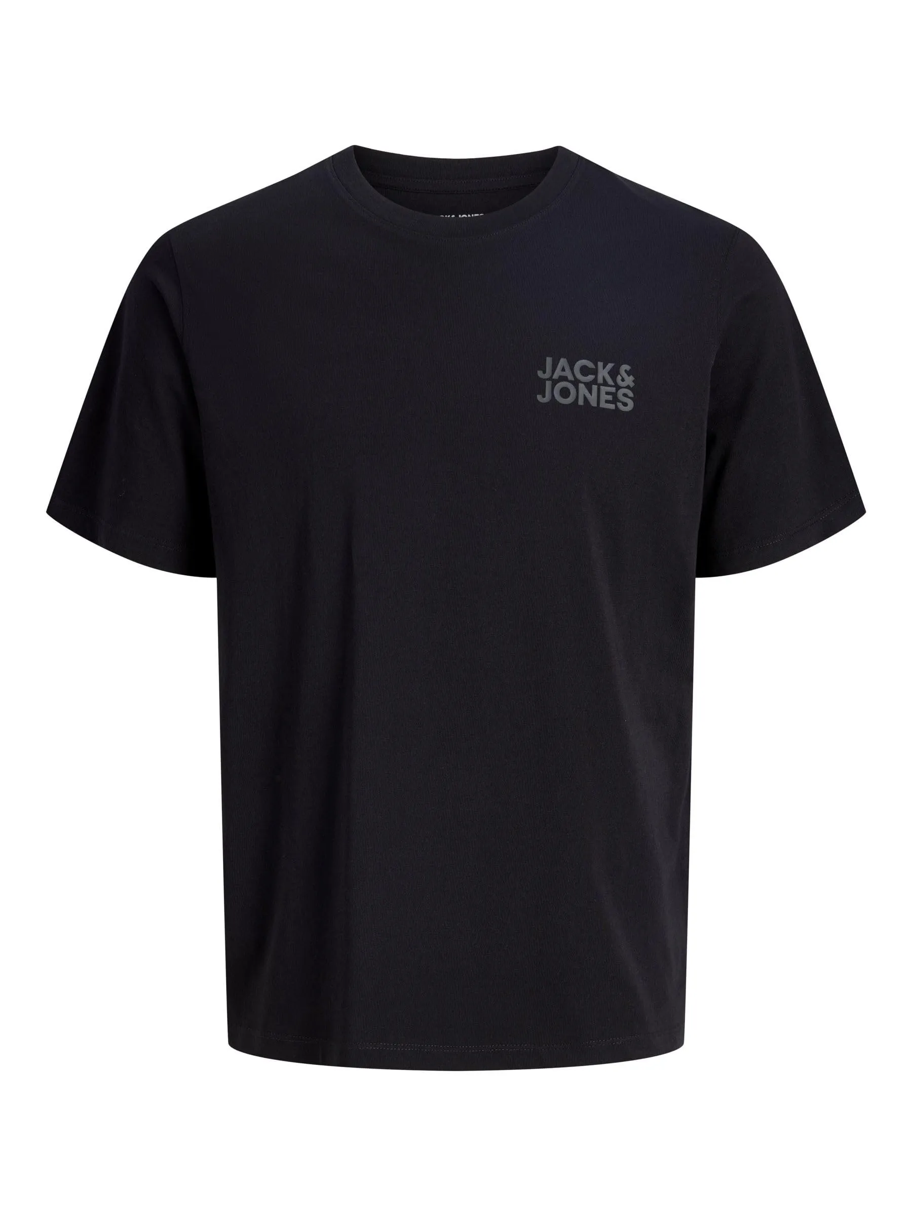 JACK & JONES JJECORP Logo Tee SS O-Neck Noos, T-Shirt Uomo Nera con Logo