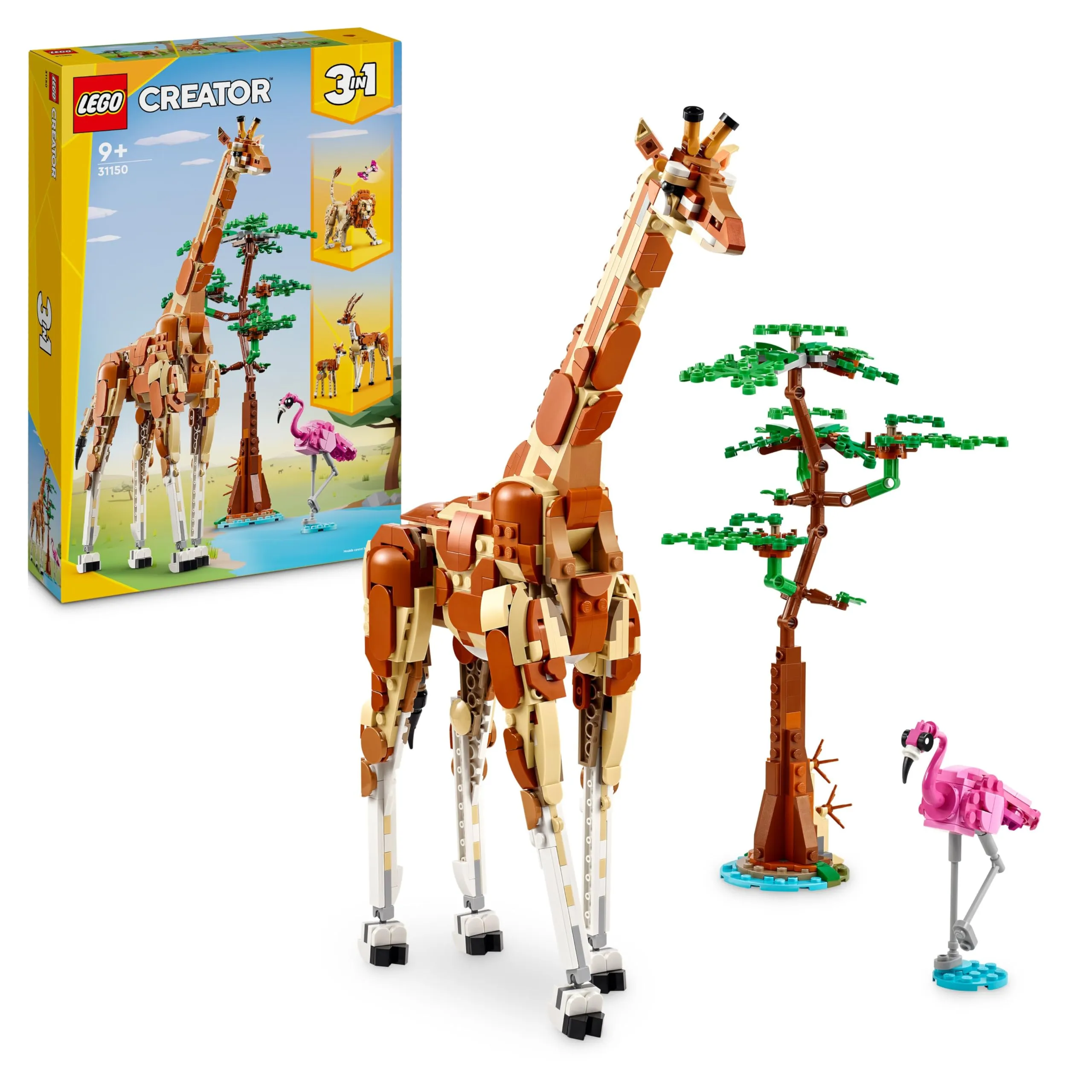LEGO Creator 3 in 1 Animali del Safari