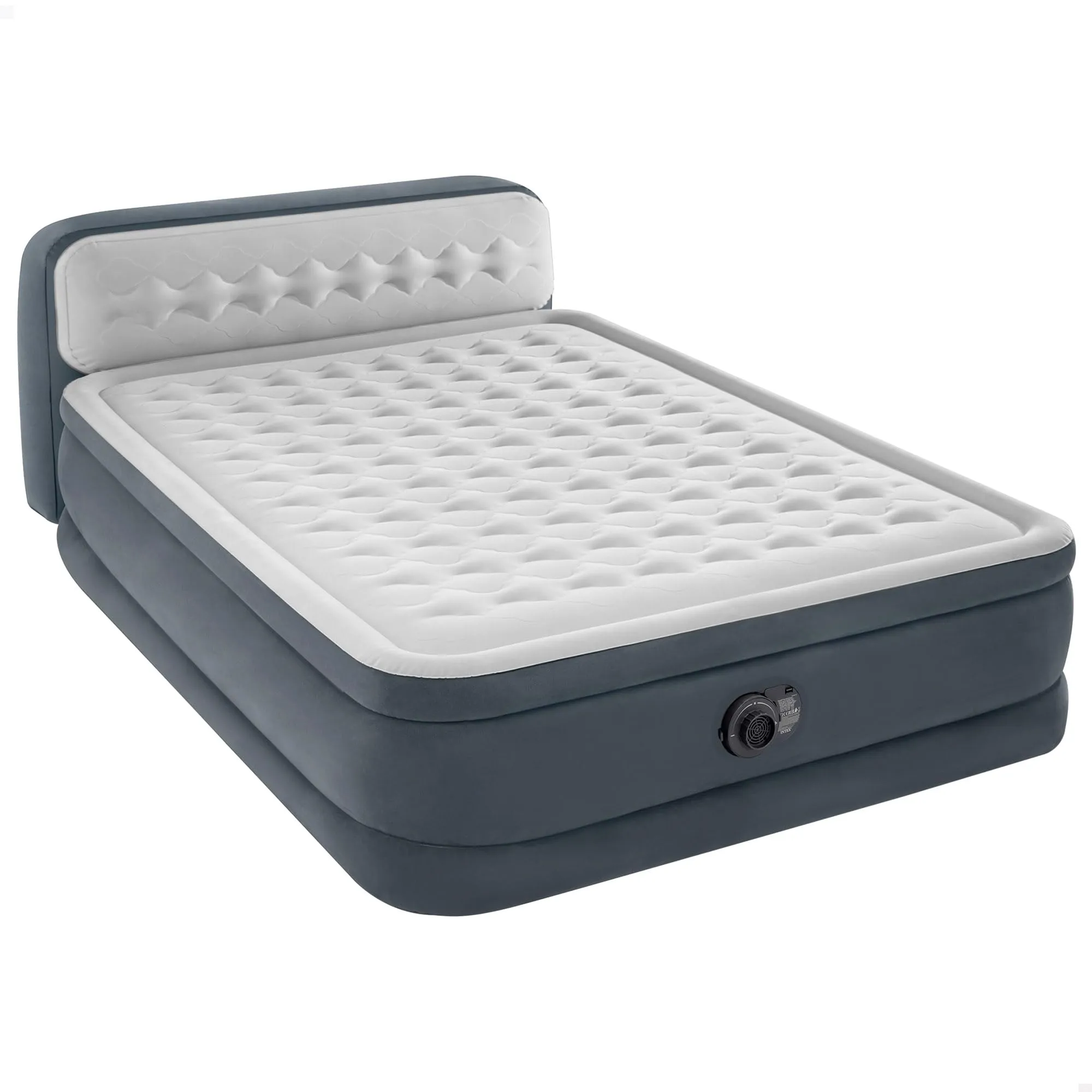 Intex 64448ND - Materasso Gonfiabile Matrimoniale Ultra Plush con Testiera Integrata