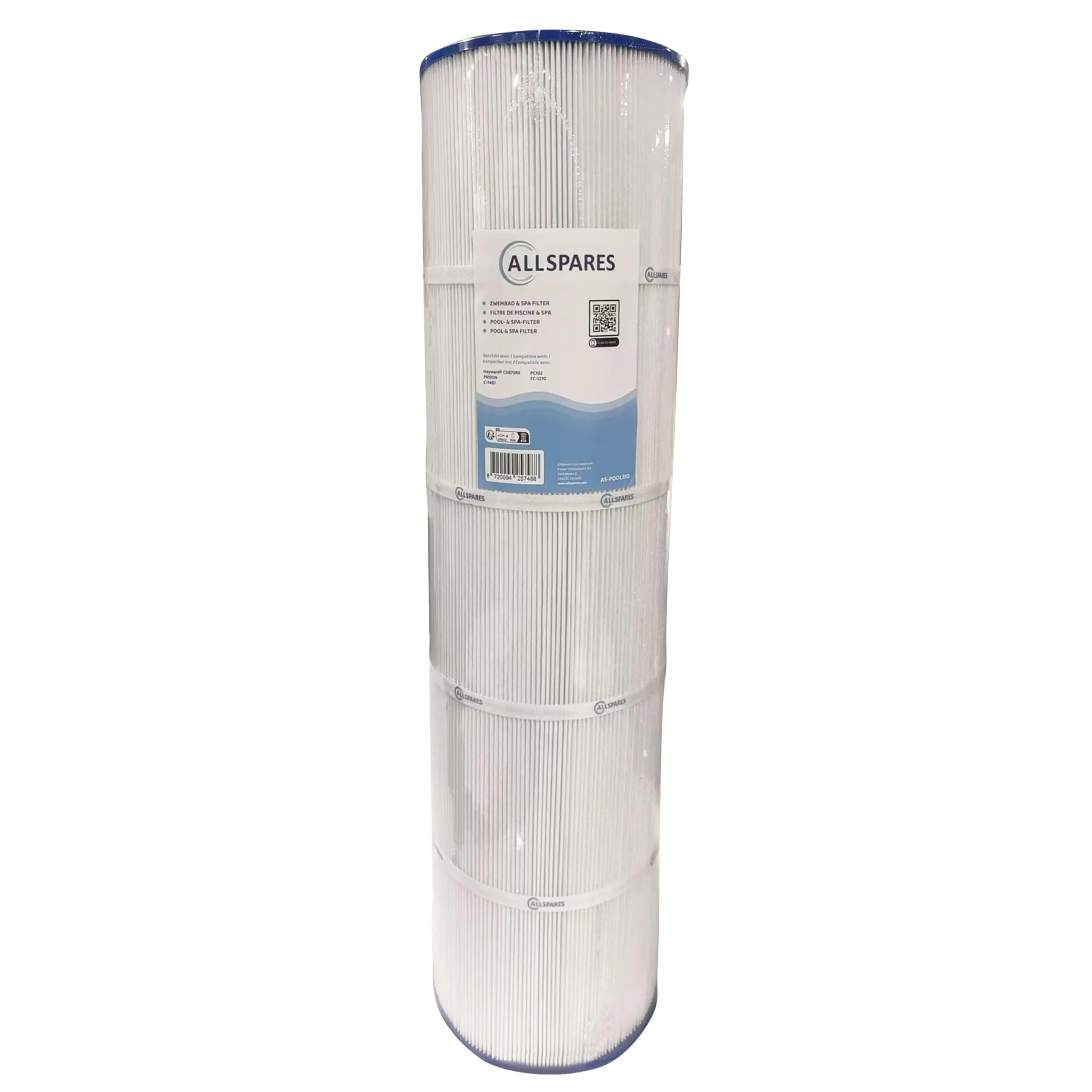 AllSpares Filtro dell'acqua per cartuccia filtrante Whirlpool/Pool Hayward CX870RE