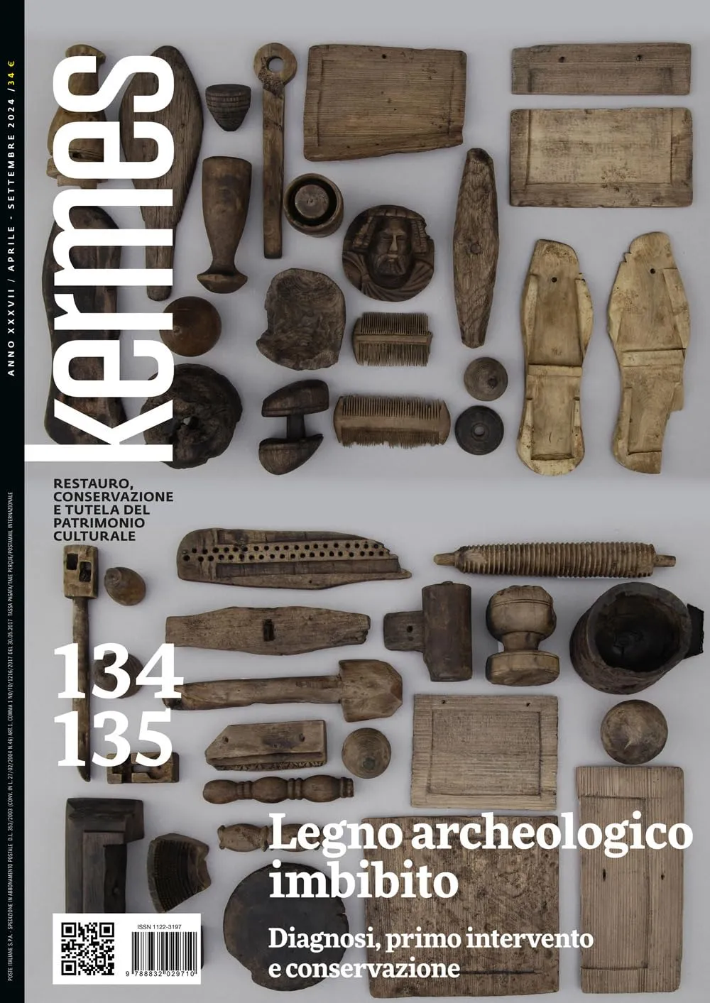 Kermes. La rivista del restauro. Legno archeologico imbibito. Diagnosi, primo intervento e conservazione (Vol. 134-135)