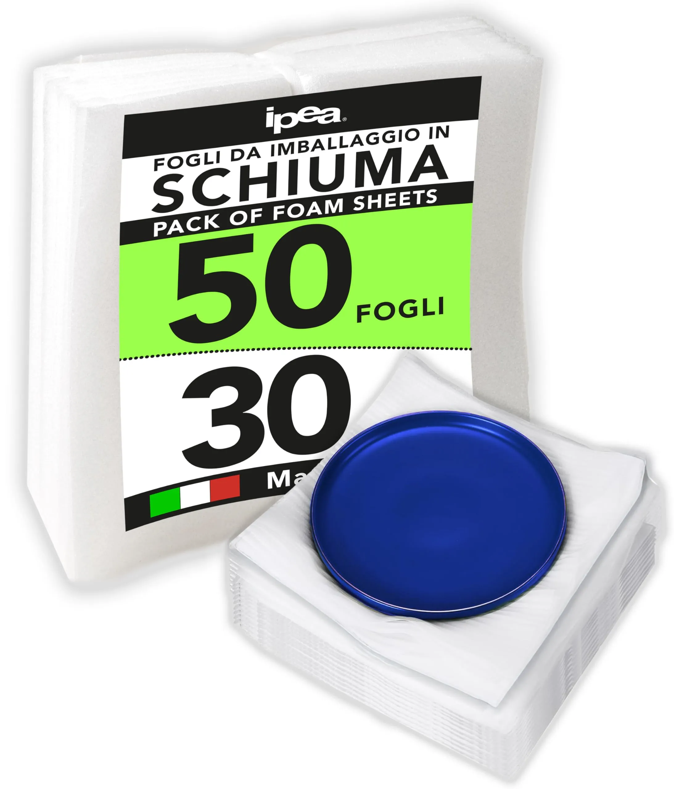 IPEA Fogli in Schiuma Poliuretano Espanso per Imballaggio e Protezione