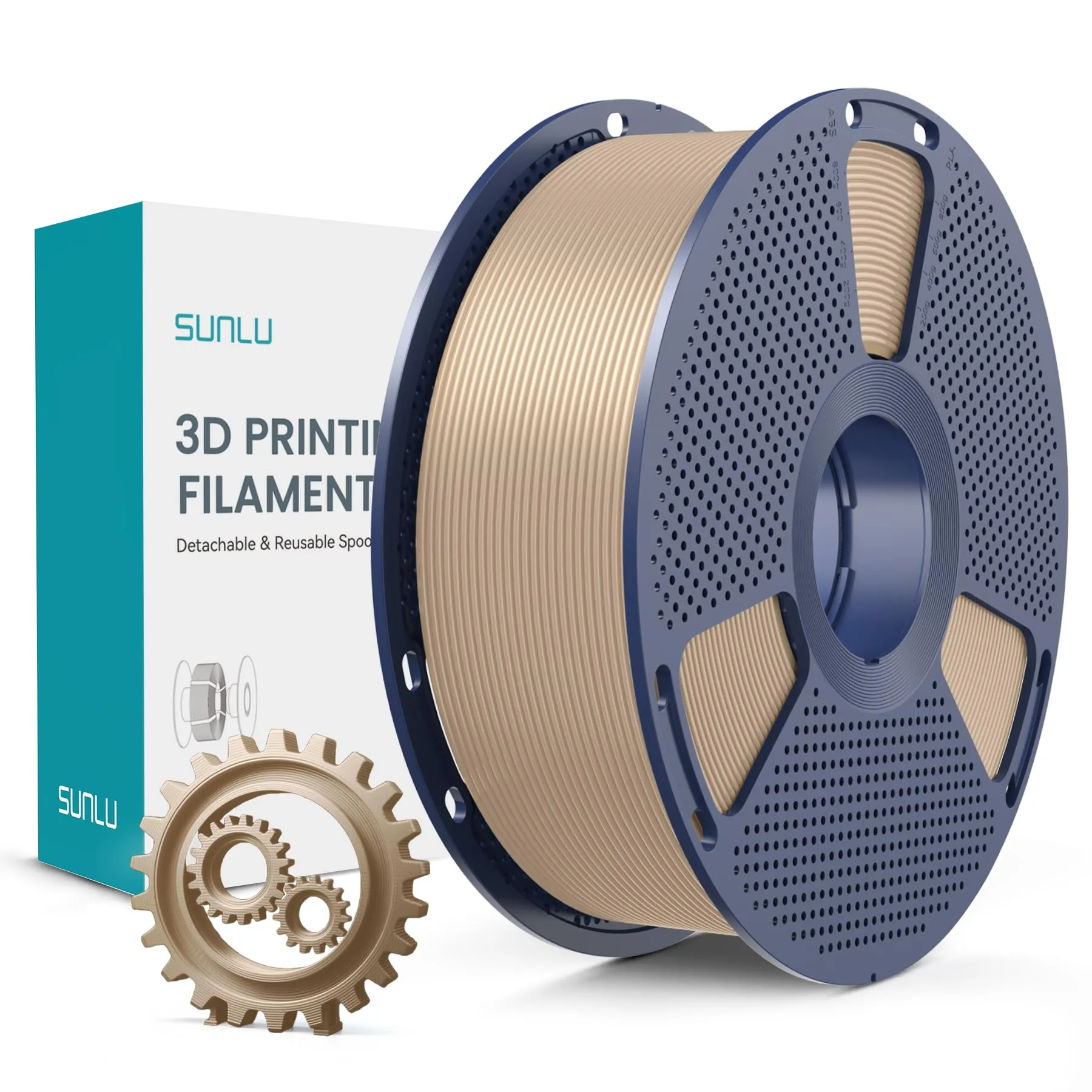 SUNLU PLA+ Filamento 1.75mm Rovere