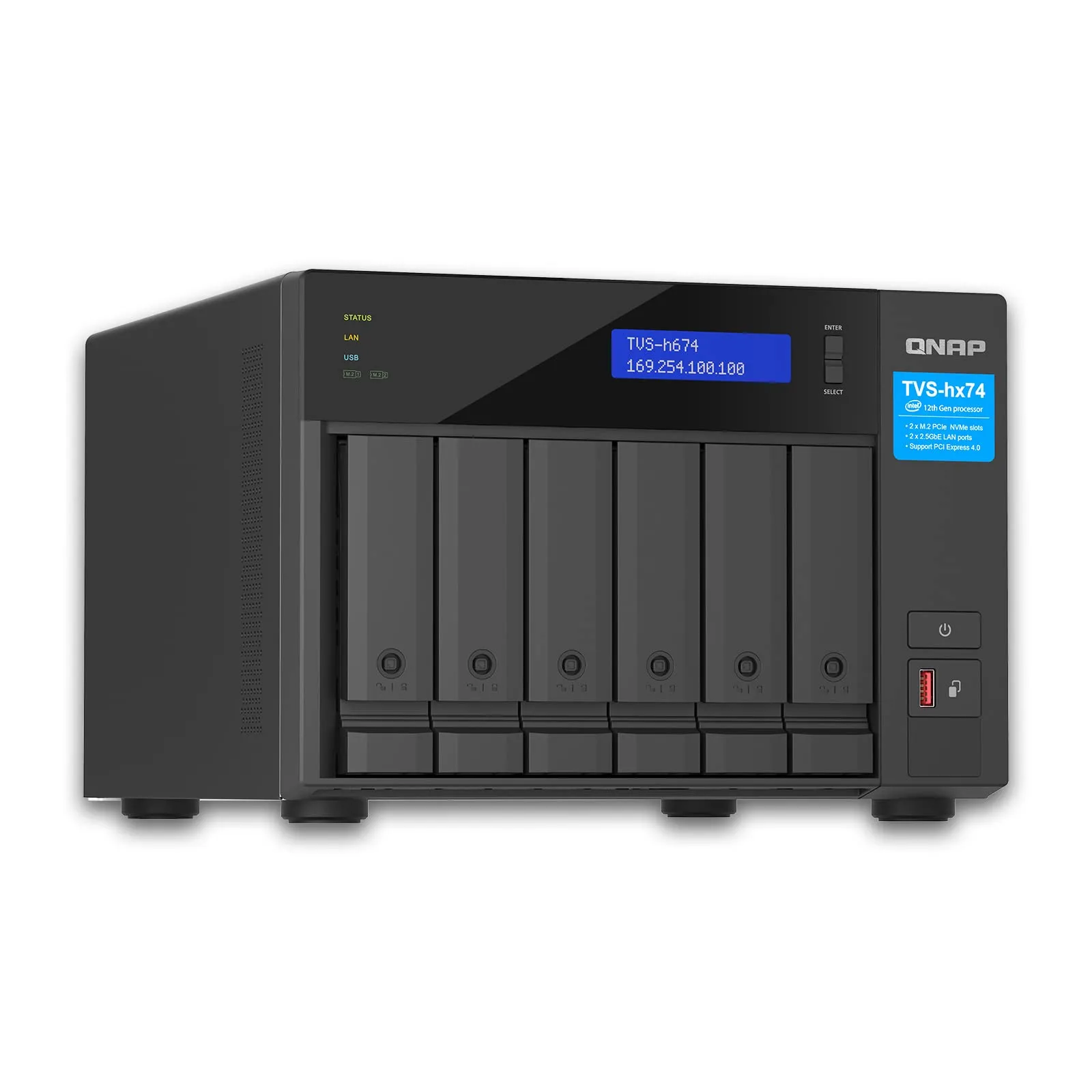QNAP TVS-h674-i5-32G: Server NAS ibrido All-Flash per prestazioni e flessibilità