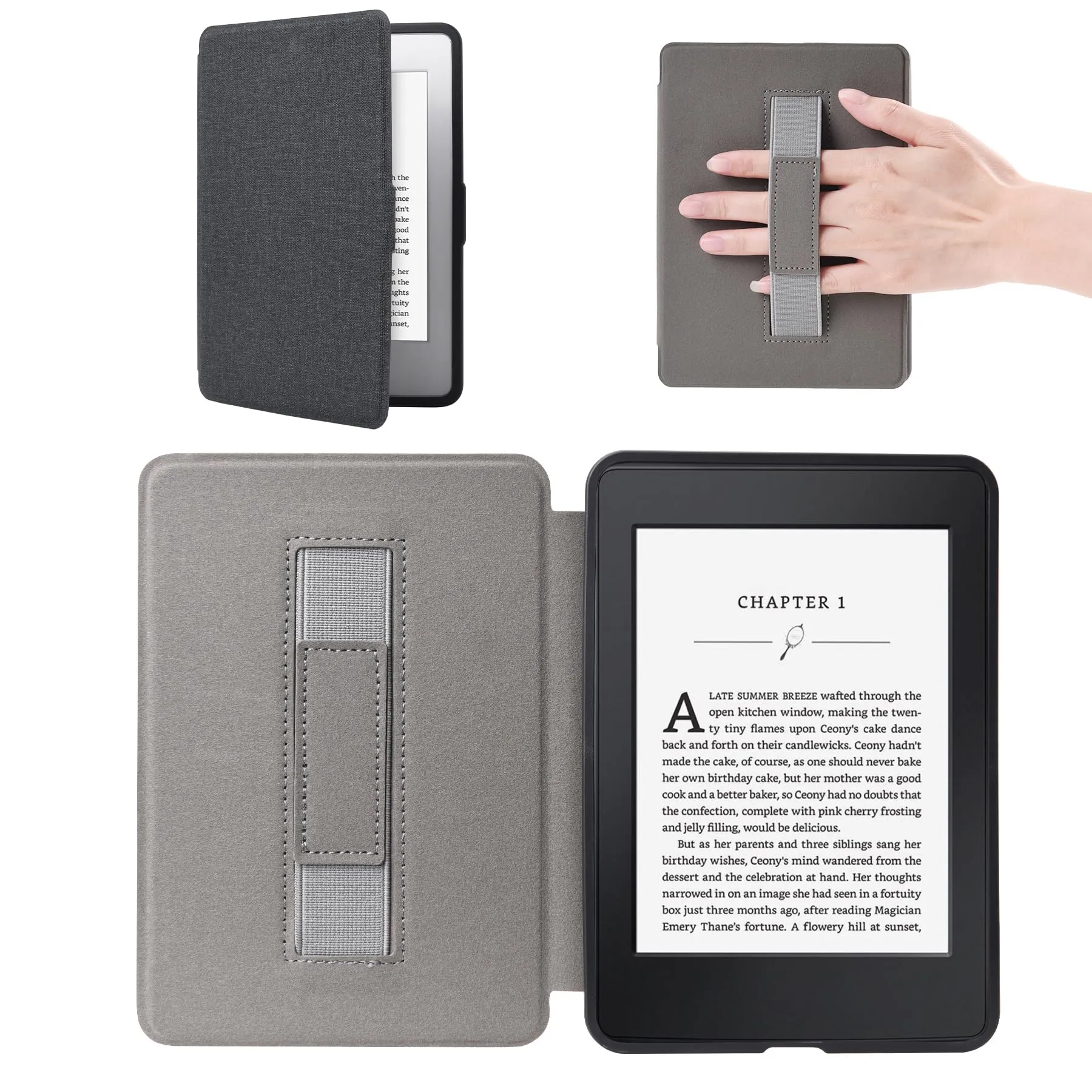 Custodia Protettiva per Kindle Paperwhite (5a/6a/7a Generazione) con Chiusura Magnetica e Funzione Auto Sleep/Wake