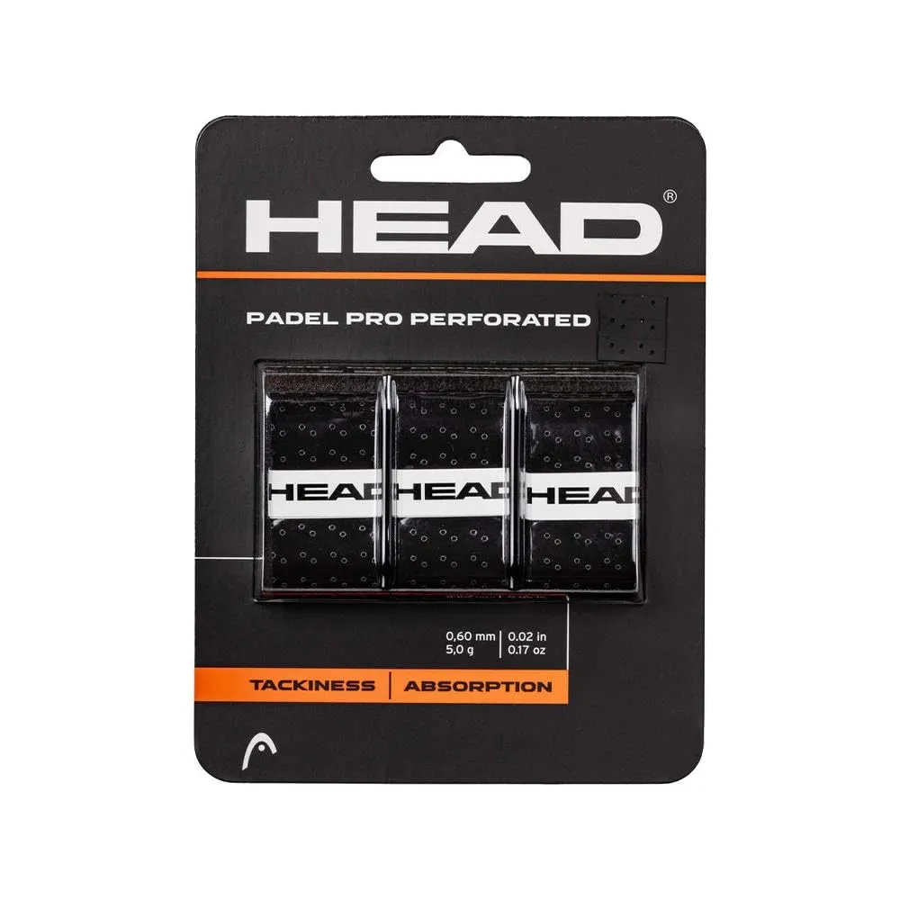 Head Padel Pro Overgrip Perforato - Blister da 3 Pezzi