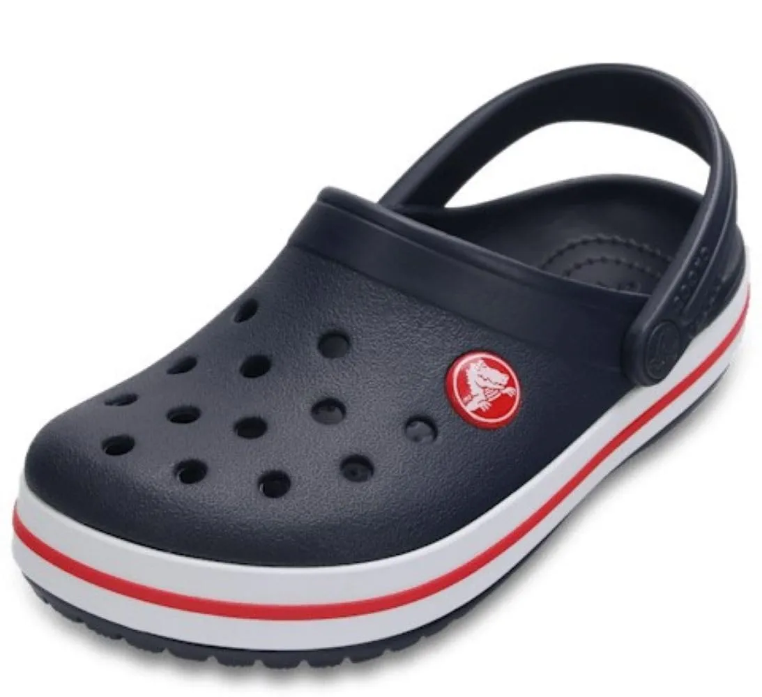 Crocs Crocband Clog K, Zoccoli Unisex - Bambini e Ragazzi, Navy/Red