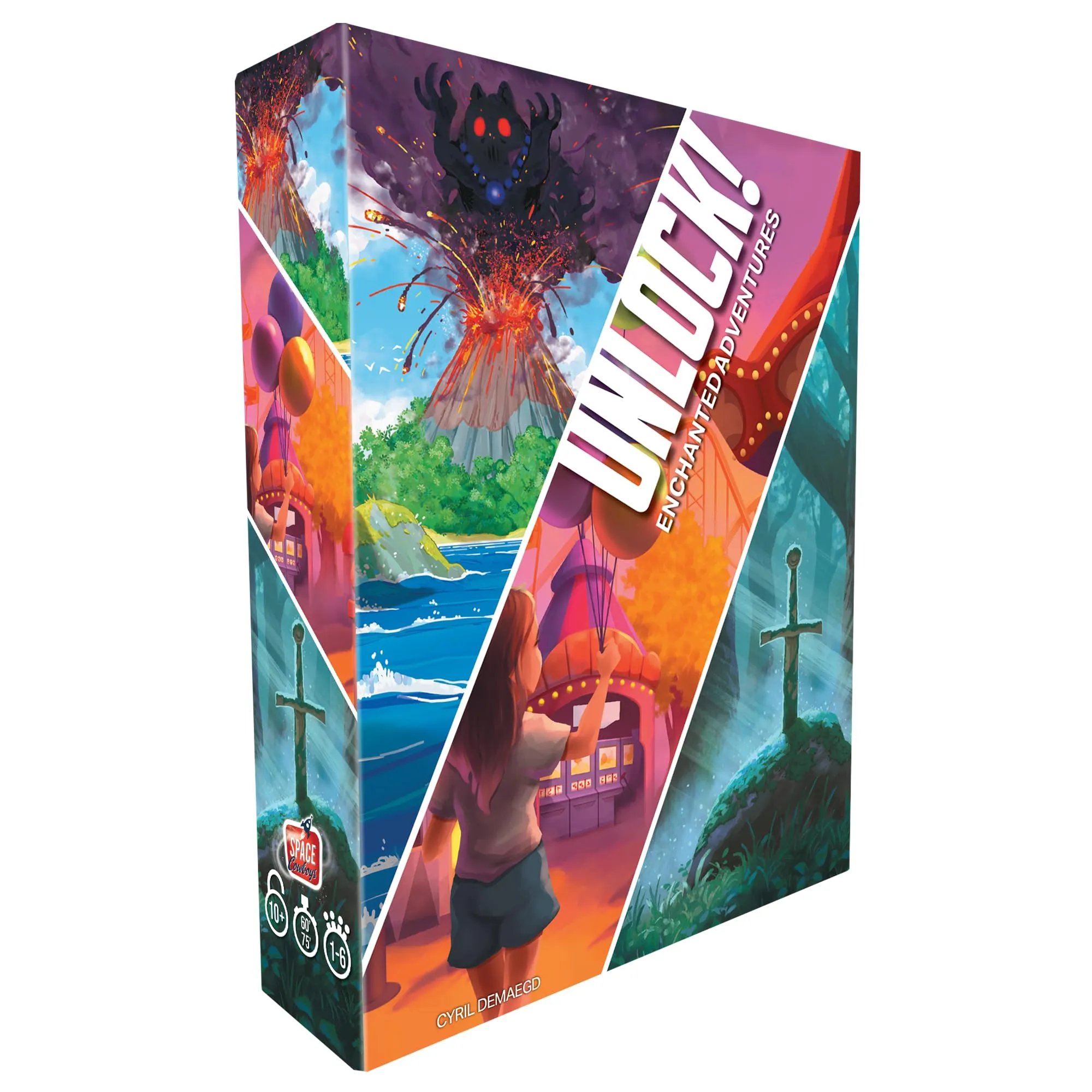 Asmodee Unlock! Enchanted Adventures, Gioco da Tavolo Escape Room