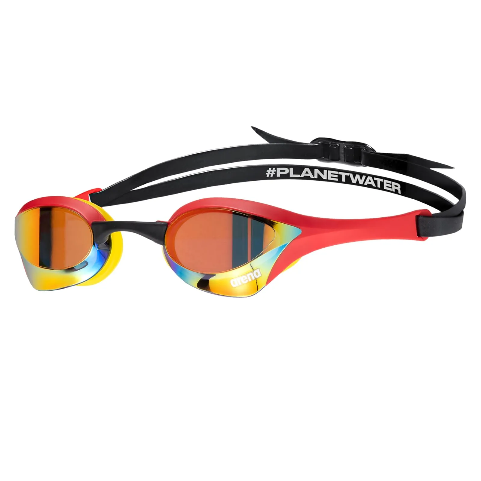 ARENA Occhialini da nuoto Cobra Ultra Swipe Racing Oro/Rosso