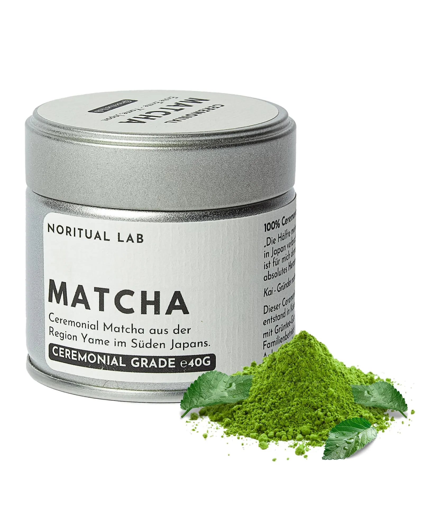 Noritual Lab Matcha Ceremonial Grade - Originale dal Giappone