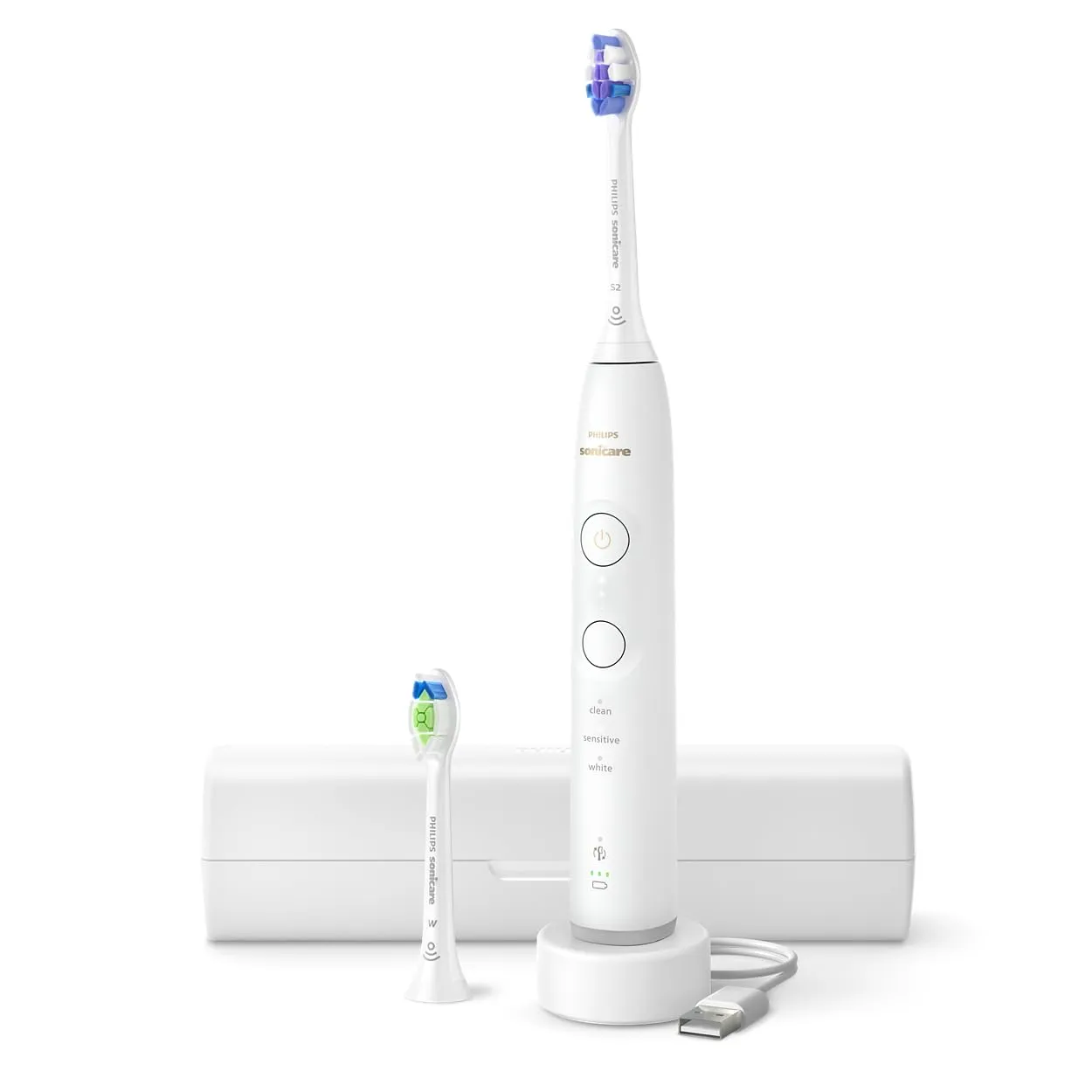 Spazzolino Elettrico Philips Sonicare Serie 6500 HX7410/02 - Bianco