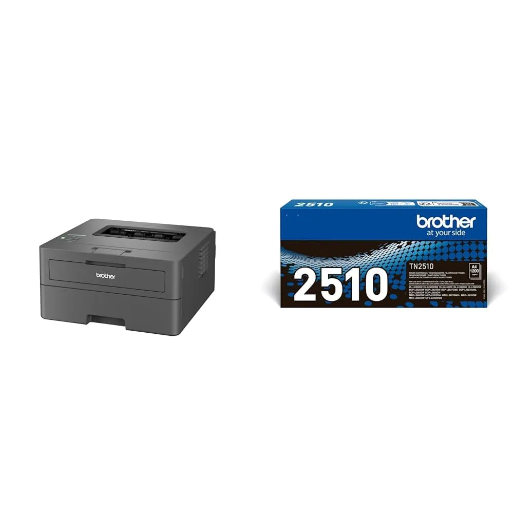 Brother HLL2445DW Stampante Laser B/N con Toner TN2510 Originale