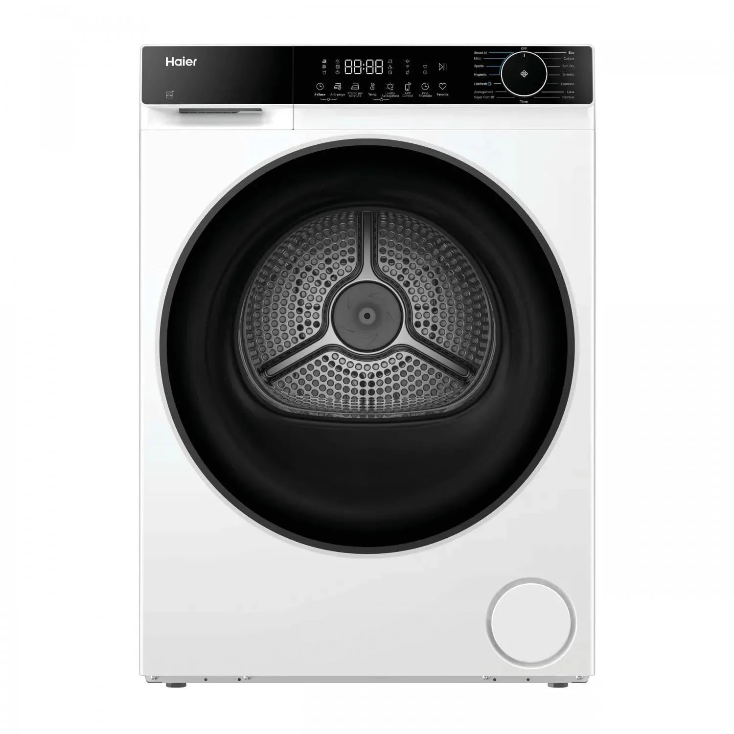 Haier HD120-E357U1-IT Asciugatrice Serie 5 Pompa di Calore 12 Kg