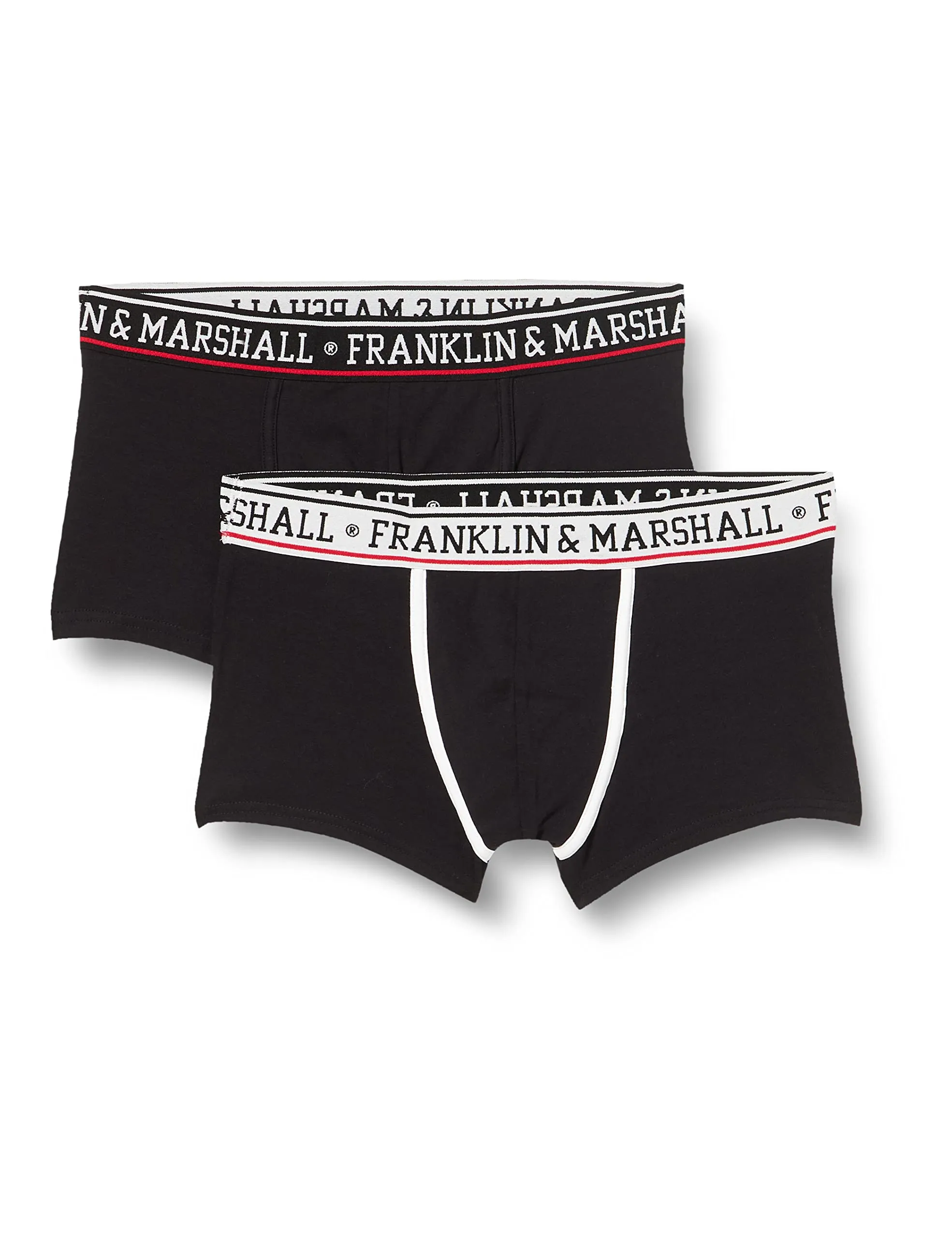 Boxer Uomo Franklin & Marshall Optio Neri, Bianchi e Rossi