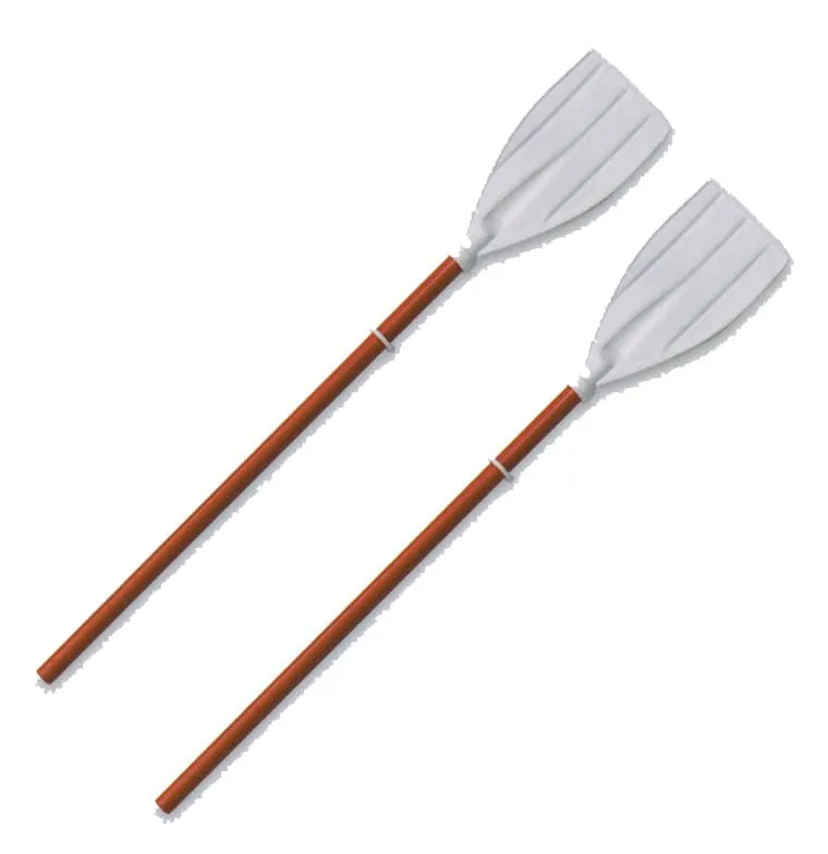 Coppia di Remi in Alluminio da 140 cm con Pala Fissa in ABS