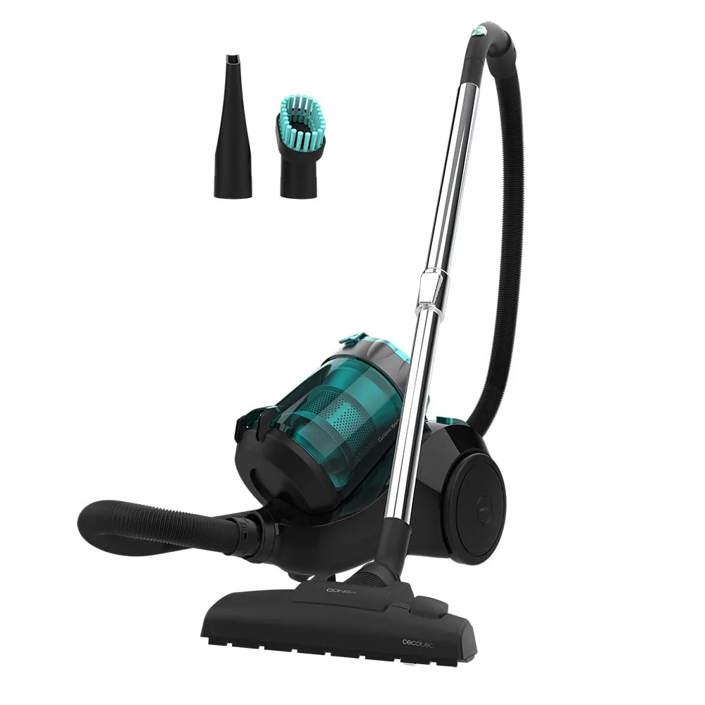Cecotec Conga Rockstar Multicyclonic Compact Aspirapolvere a Traino Senza Sacco