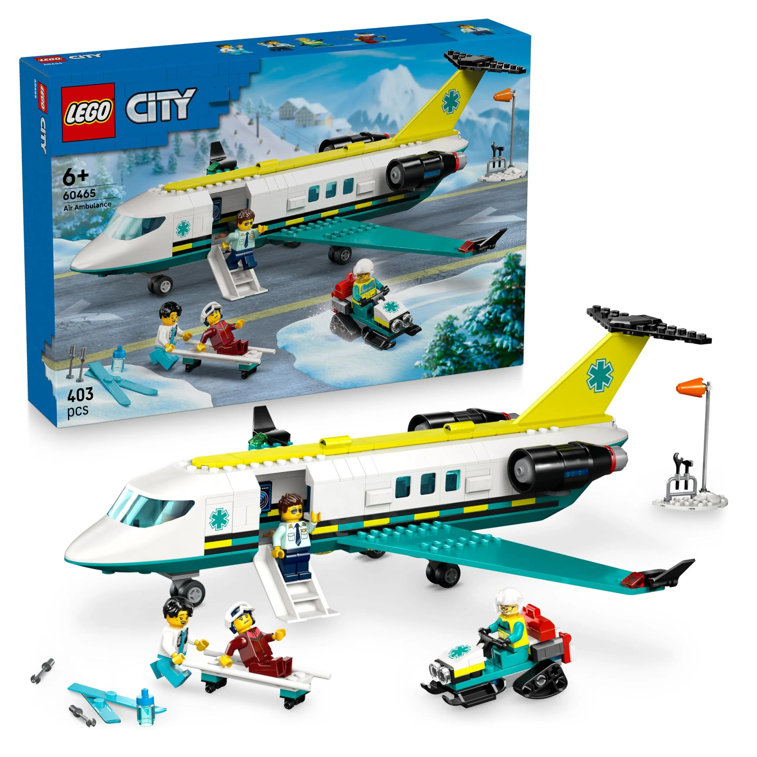 LEGO City Aereo Ambulanza di Emergenza 60465