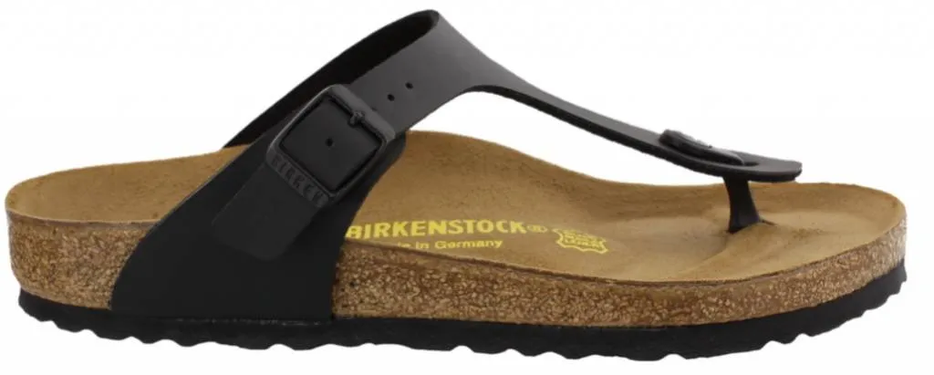 Birkenstock Gizeh BS Infradito Donna, Nero, 39 EU