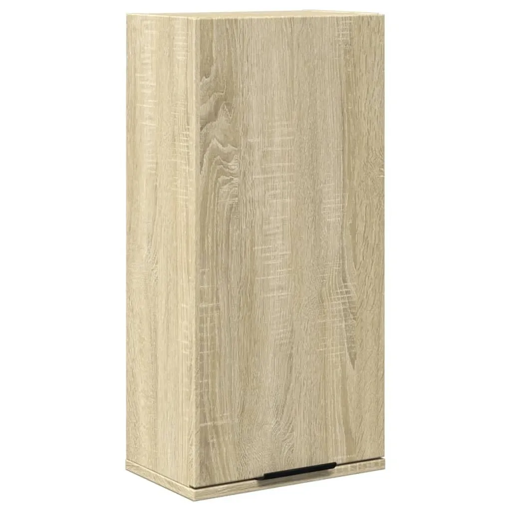 vidaXL Mobile da Bagno a Parete Rovere Sonoma